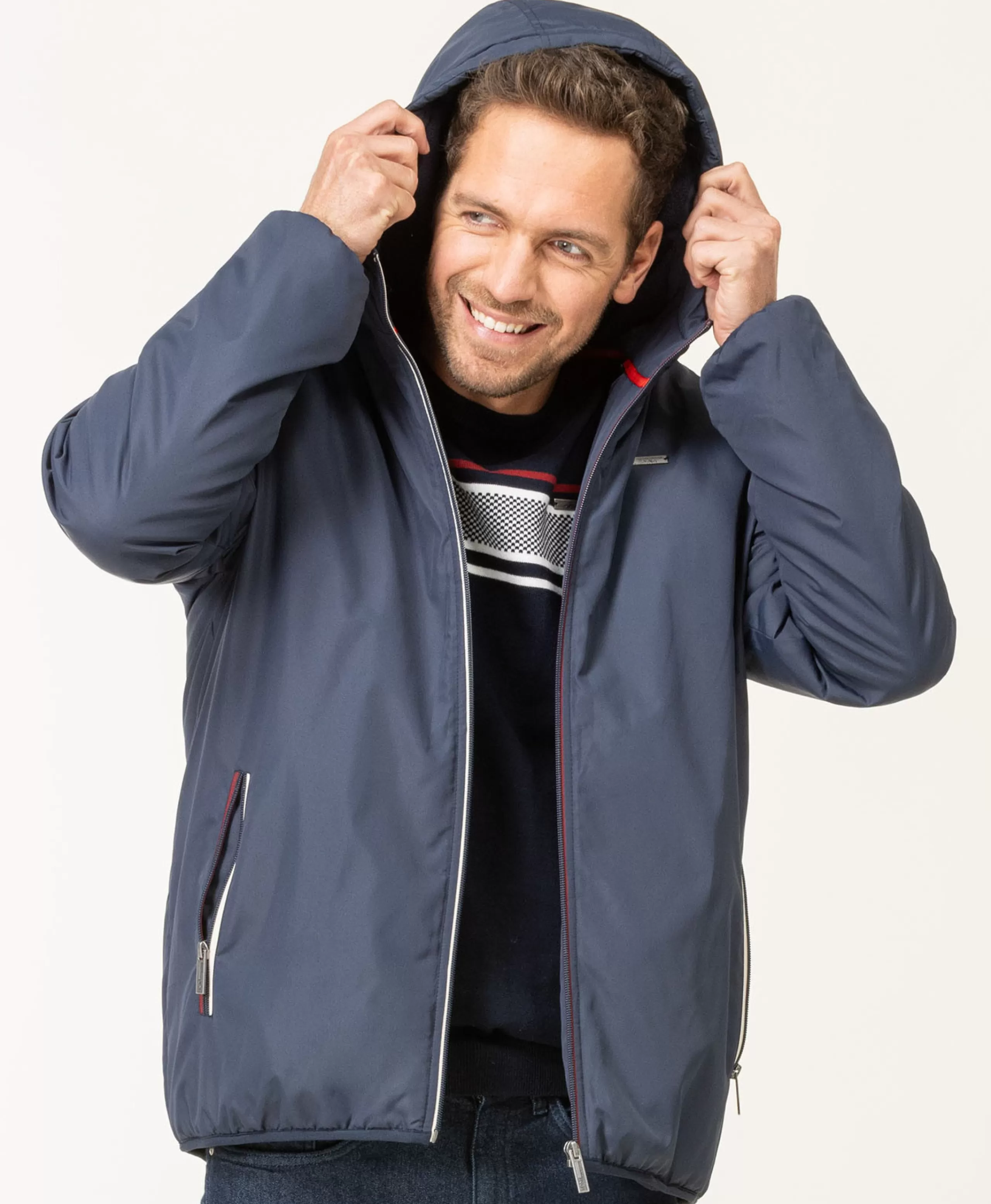 BLOUSON INDIGO XIPOL*Terre de Marins Shop
