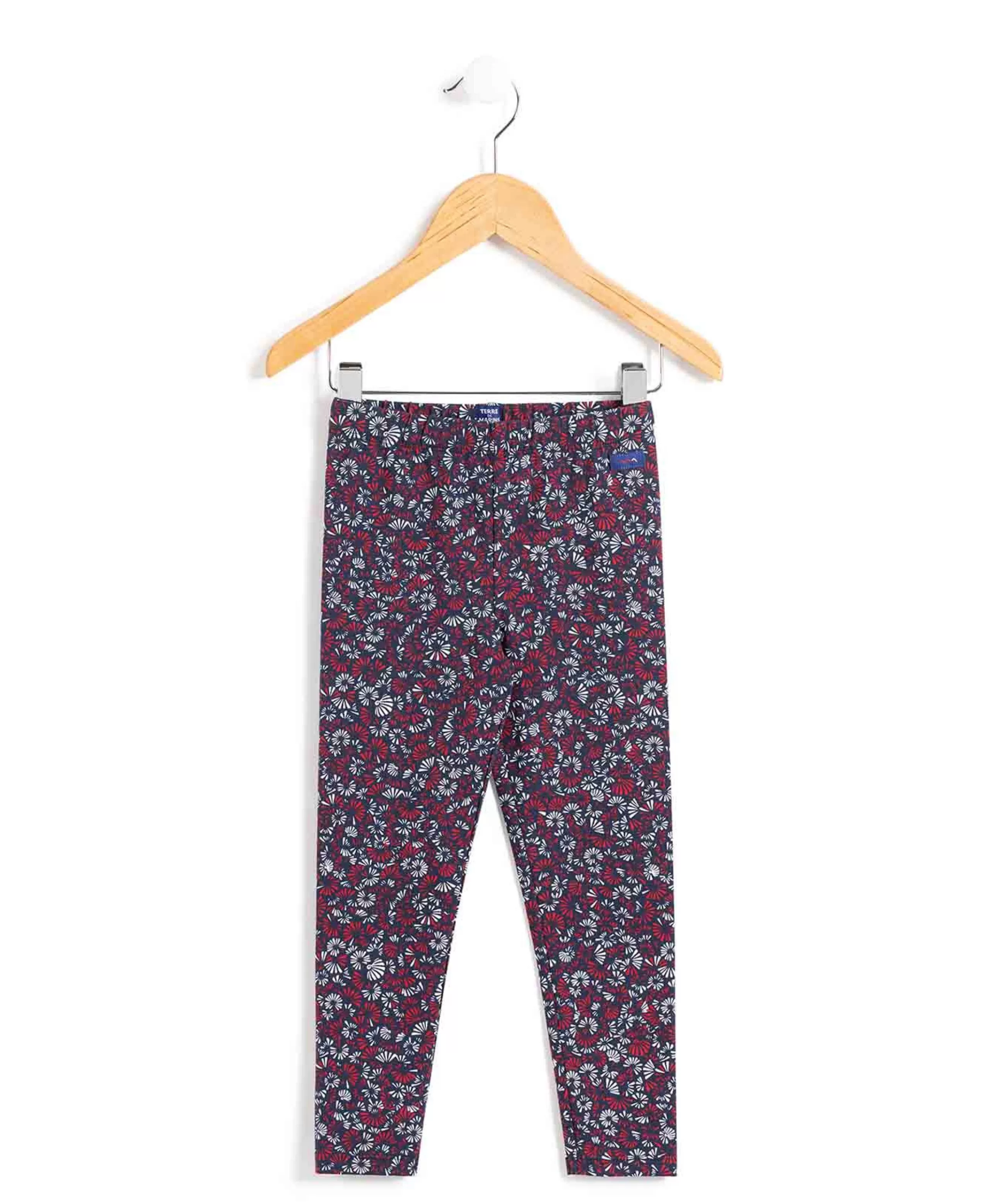 CALECON LEGGING LONG IMPRIME ROUGE MAIRA*Terre de Marins Cheap