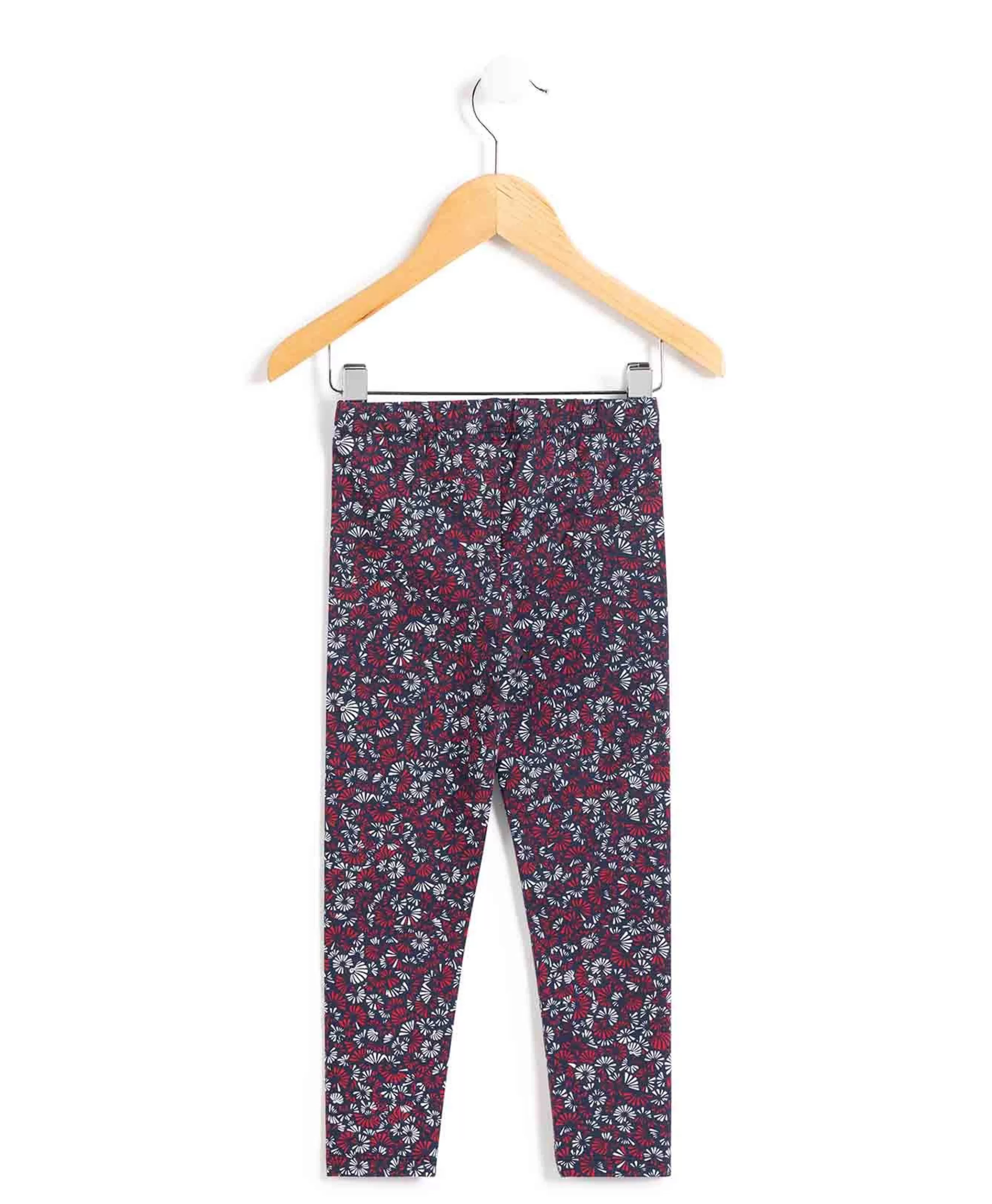 CALECON LEGGING LONG IMPRIME ROUGE MAIRA*Terre de Marins Cheap