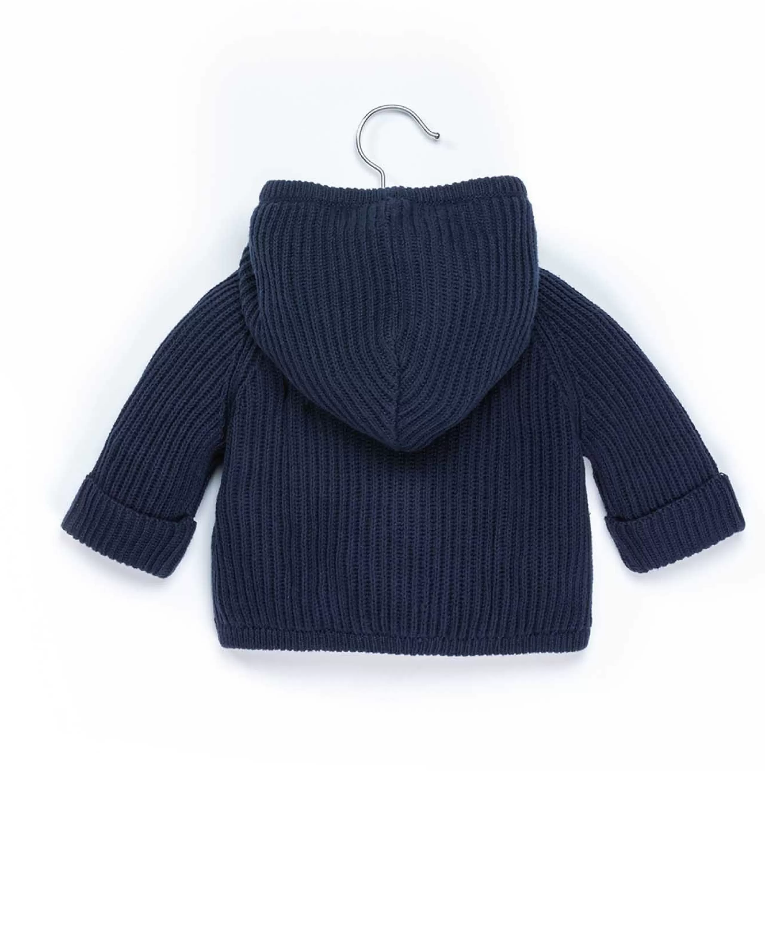 CARDIGAN TRICOT INDIGO MYLEZIO*Terre de Marins Flash Sale