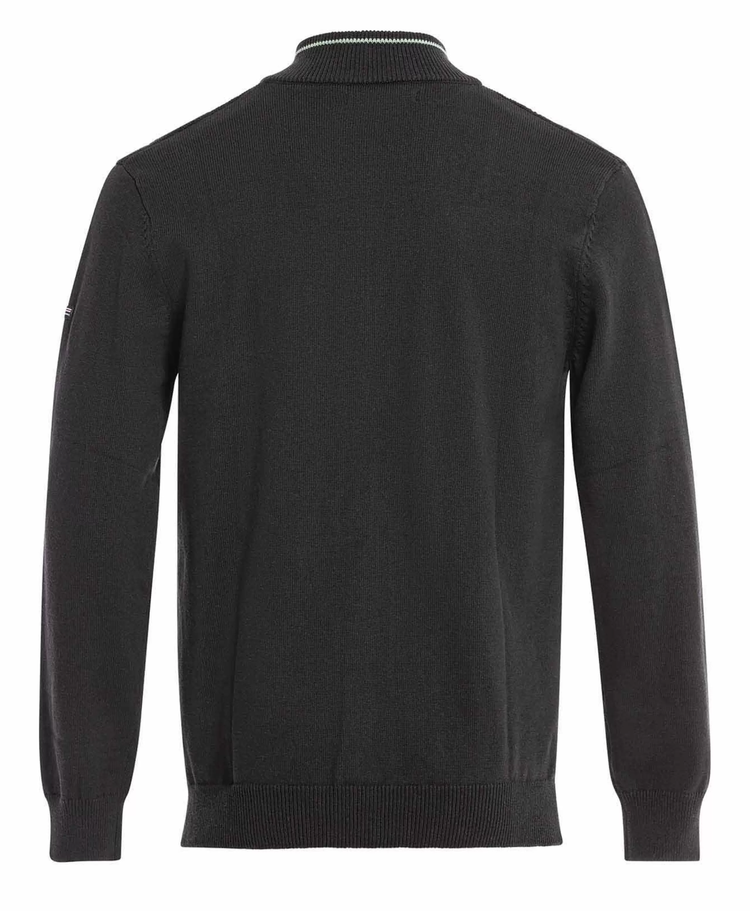 CARDIGAN TRICOT NOIR GAZORI*Terre de Marins Clearance