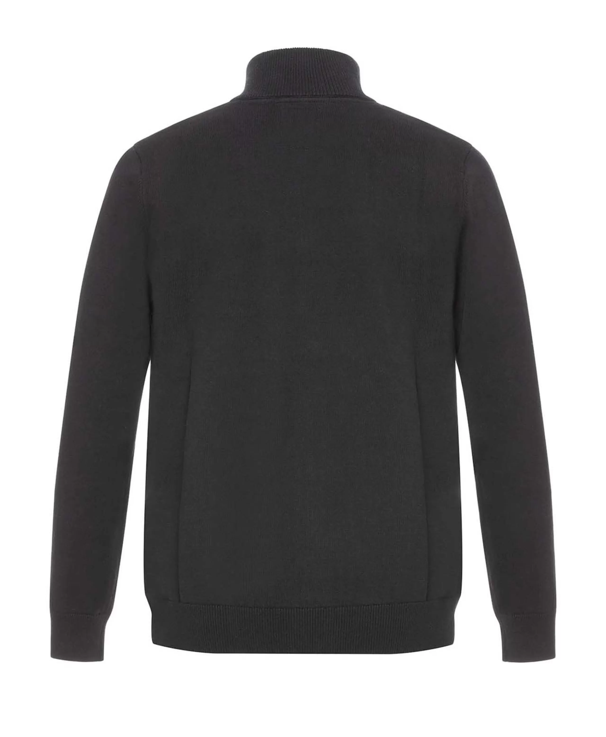 CARDIGAN TRICOT NOIR ITARO*Terre de Marins Clearance