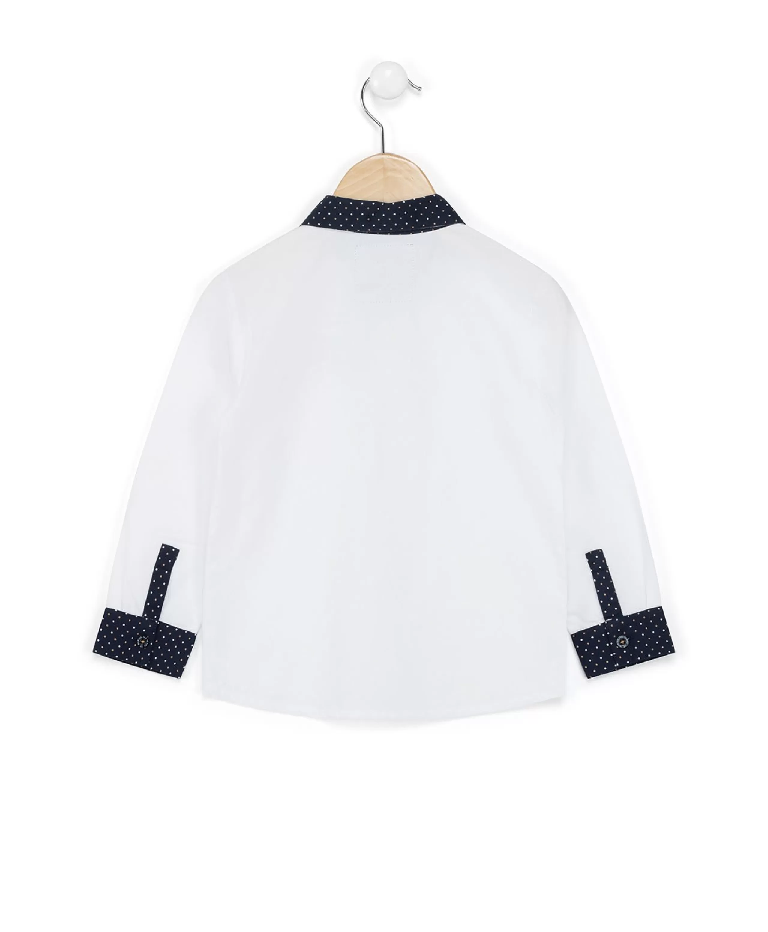 CHEMISE CHEMISIER ML BLANC OPTIQUE FADRO*Terre de Marins Cheap