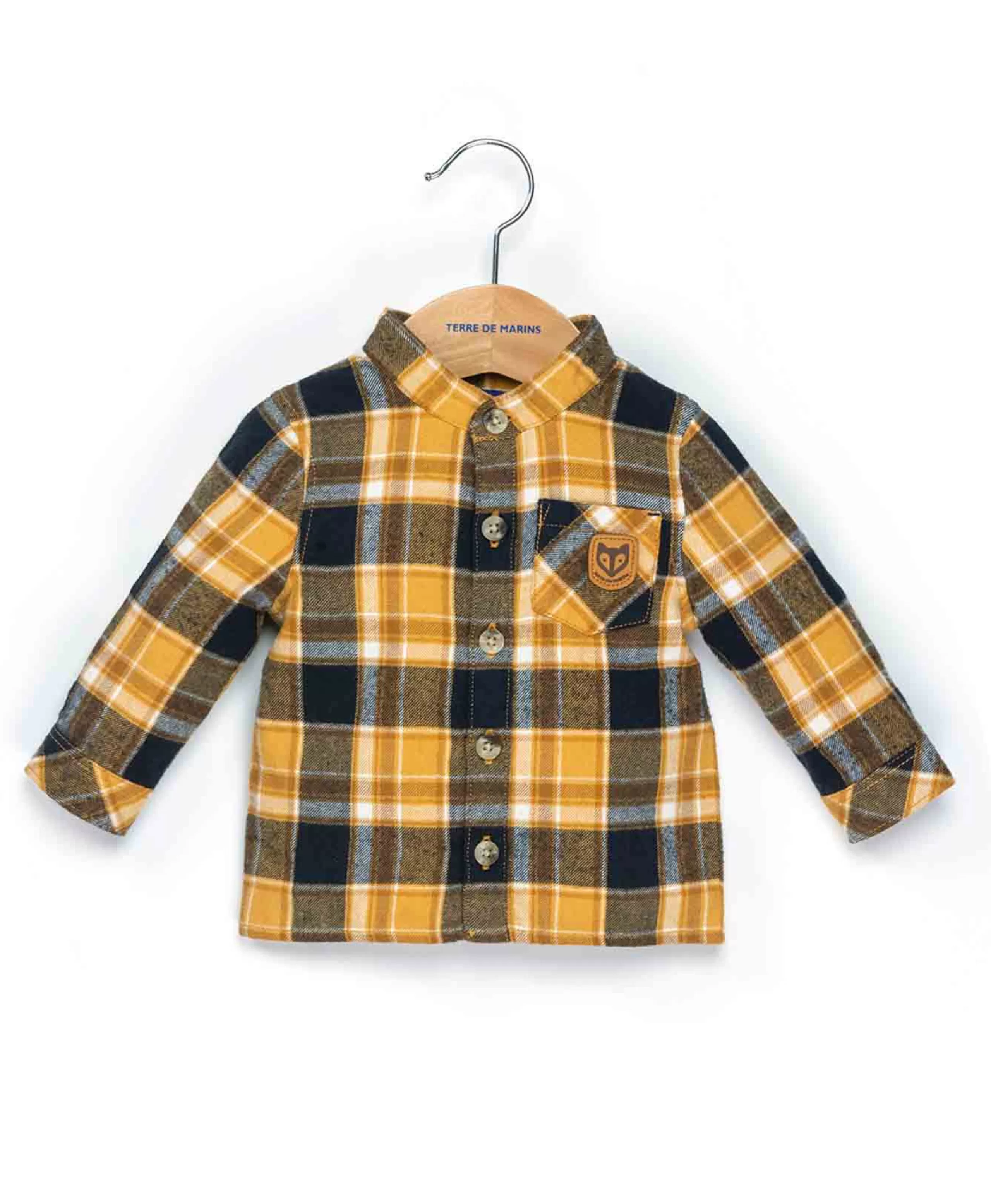 CHEMISE CHEMISIER ML CARREAUX CHEREMY*Terre de Marins New