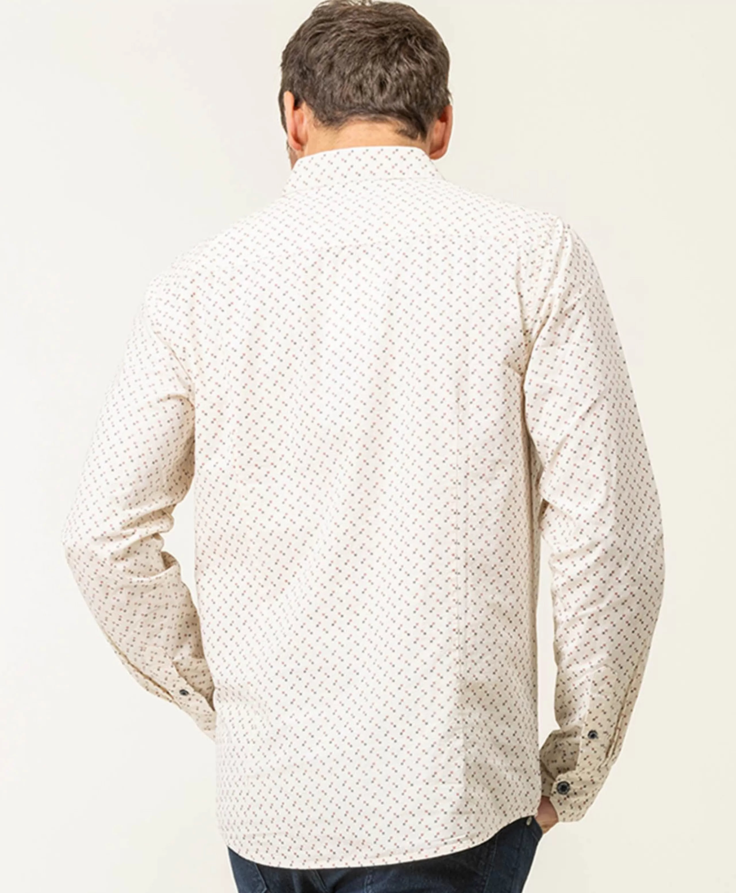 CHEMISE CHEMISIER ML IMPRIME GREGE CAPOA*Terre de Marins Outlet
