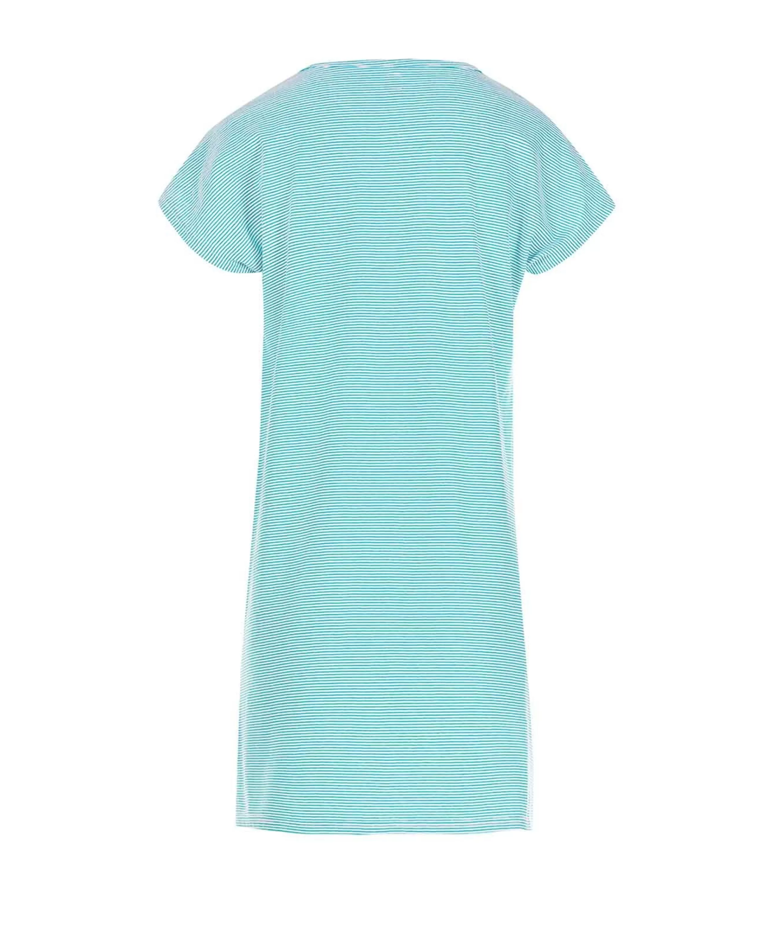 CHEMISE DE NUIT FOND BLANC RAYE VERT NOLEY*Terre de Marins New