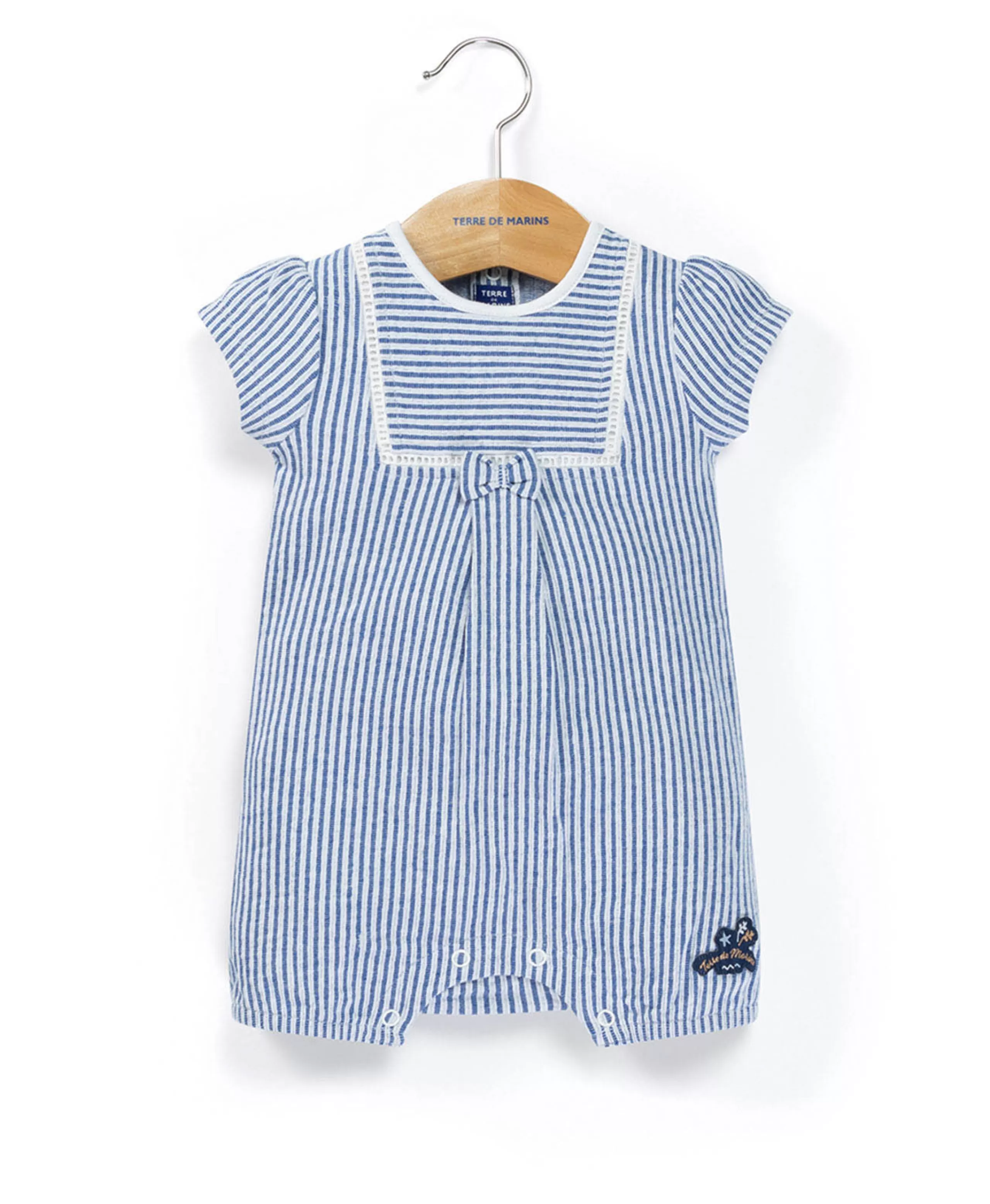 COMBICOURT RAYE BLANC / BLEU COUATCHA*Terre de Marins Online