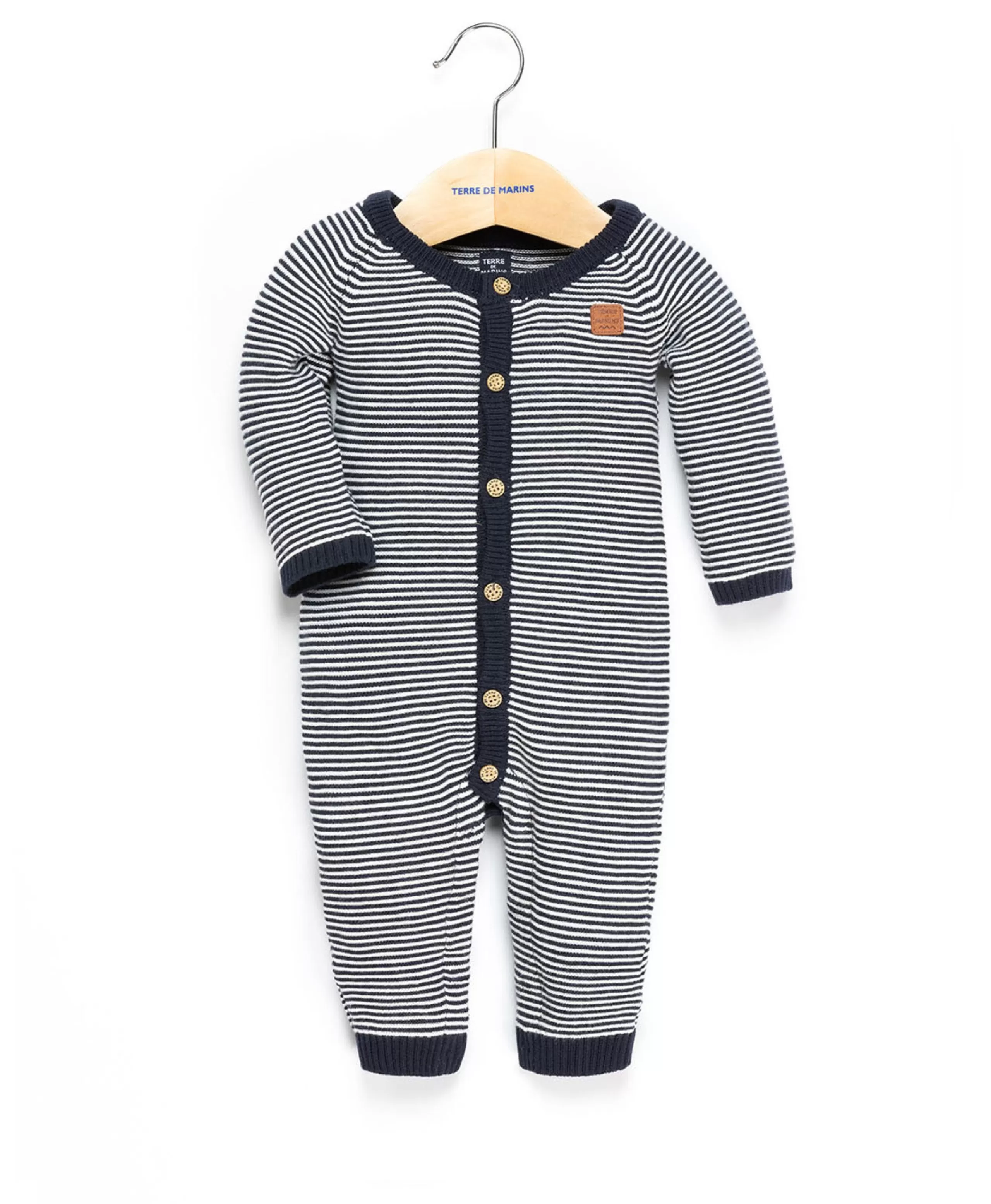 COMBILONG FOND NATUREL RAYE INDIGO MIGLON*Terre de Marins Cheap