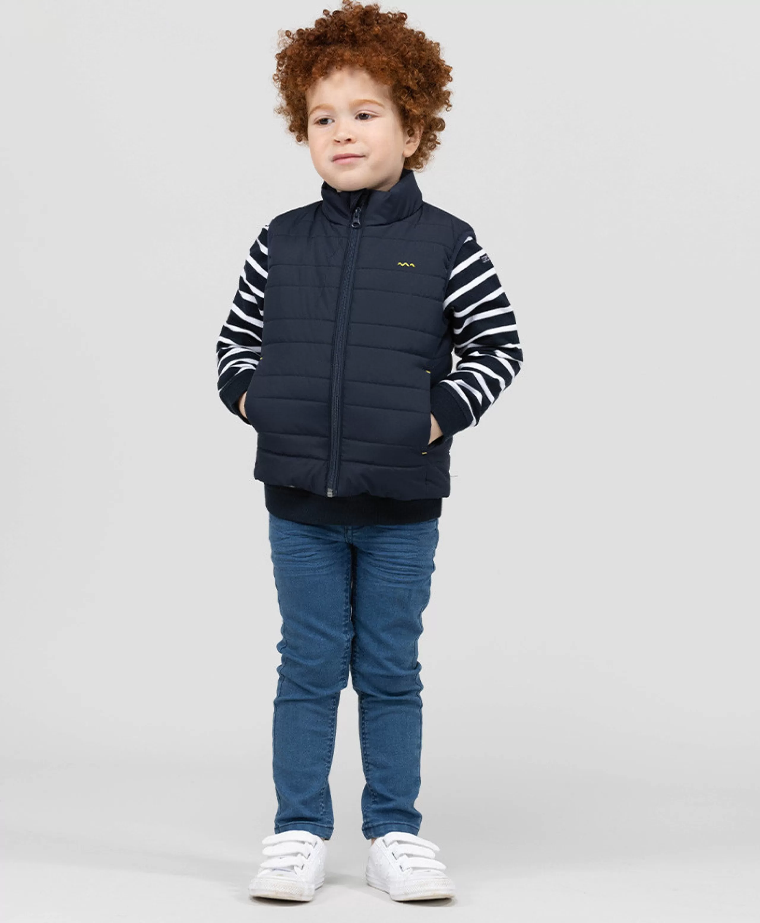 DOUDOUNE INDIGO DOUBLURE JAUNE AGINIE*Terre de Marins Outlet
