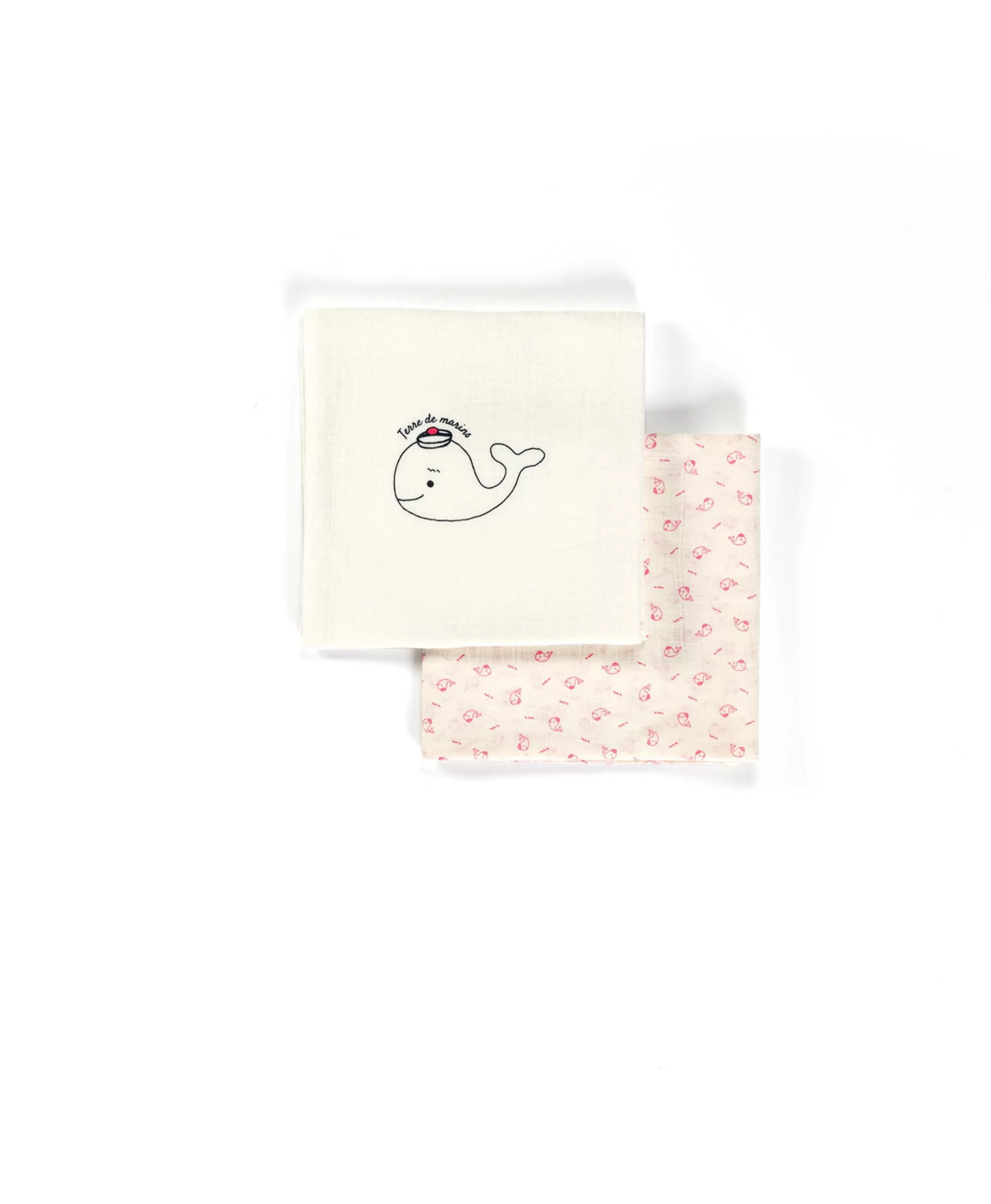 ENS ACCESSOIRES IMPRIME ROSE NANGE*Terre de Marins Shop