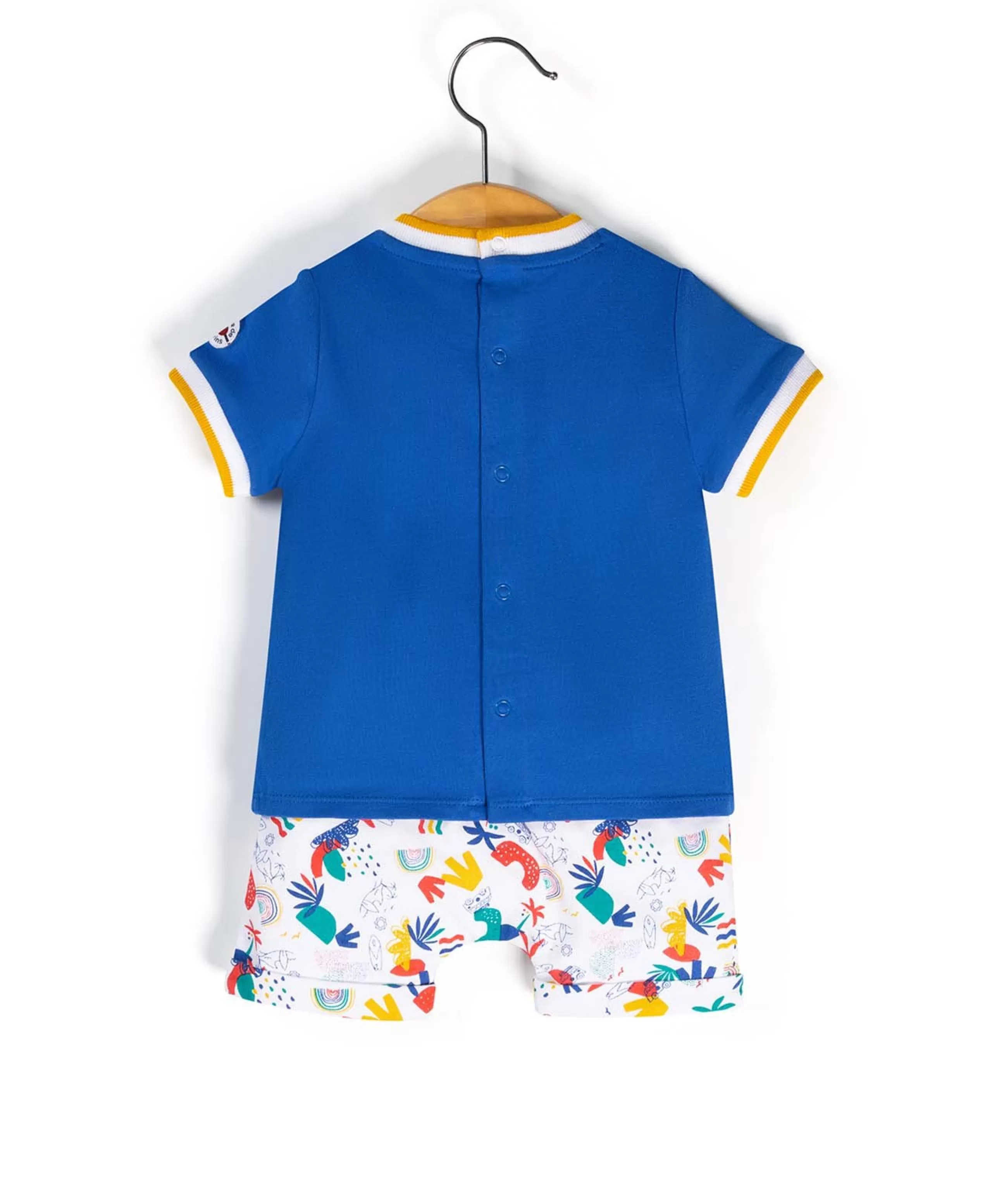 ENS SHORT + HAUT BLEU VIF LUBAROU*Terre de Marins Fashion