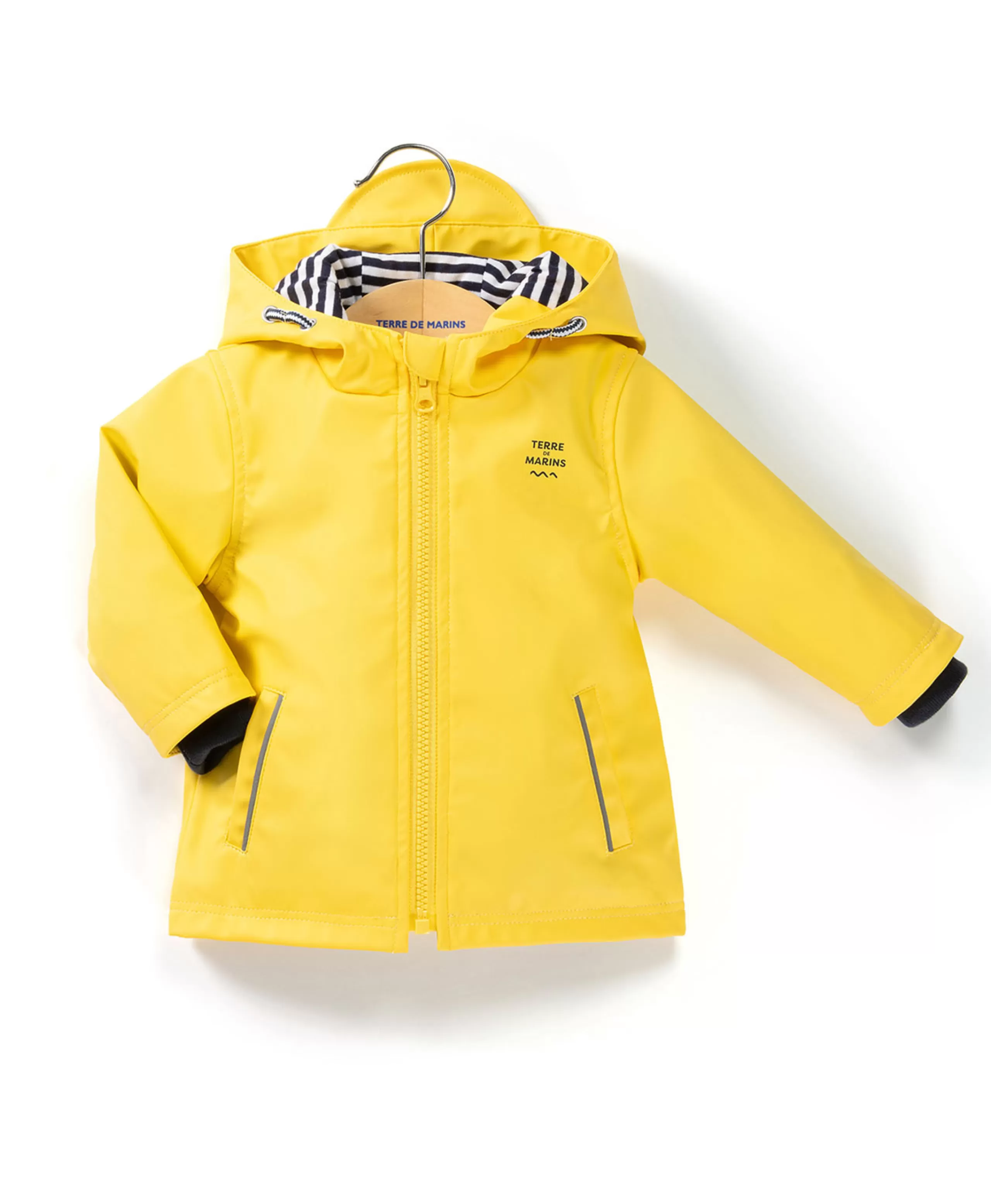IMPER CIRE JAUNE MARIN PATCHO*Terre de Marins Flash Sale