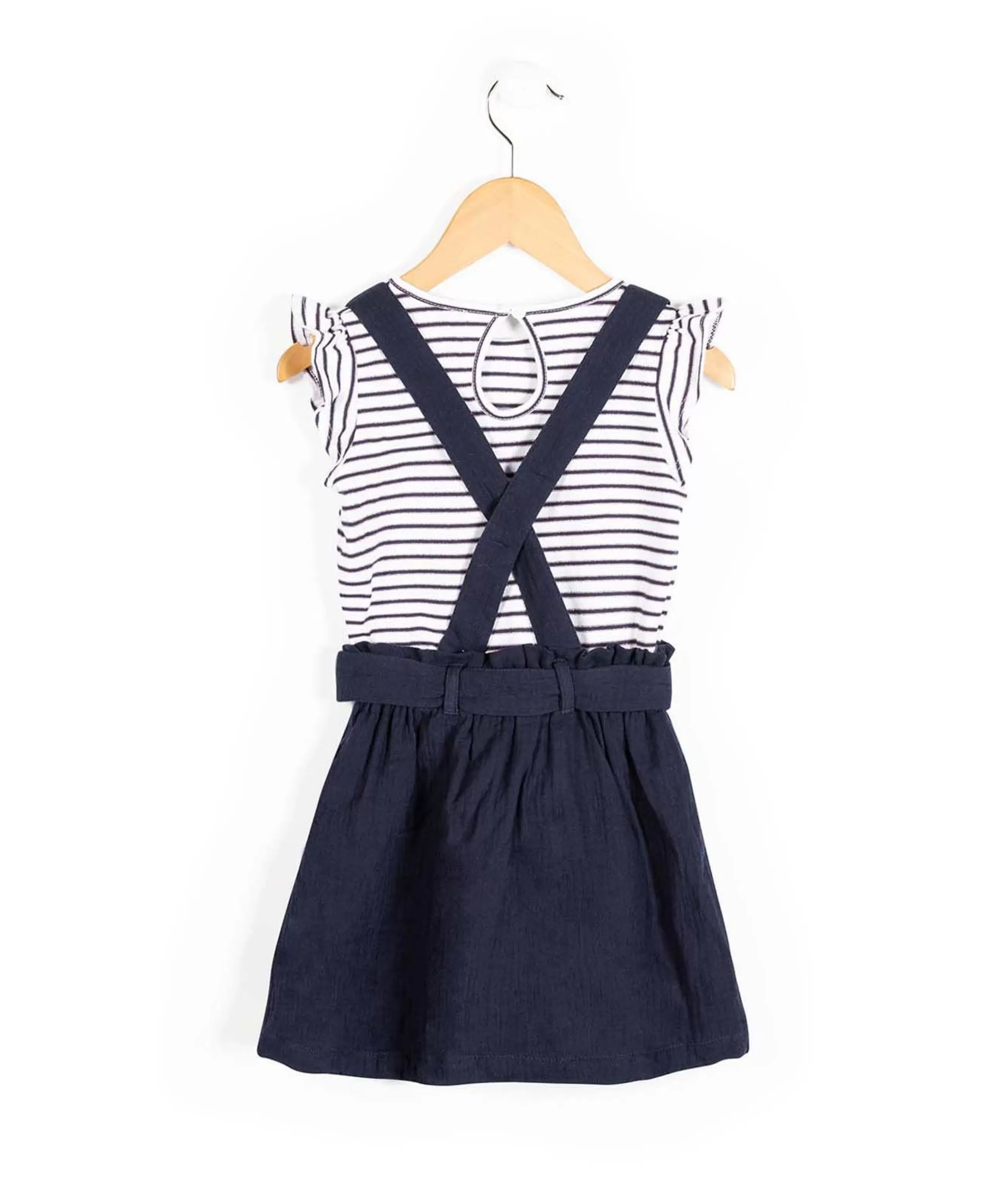 JUPE + HAUT BLEU NUIT WOUI*Terre de Marins Online