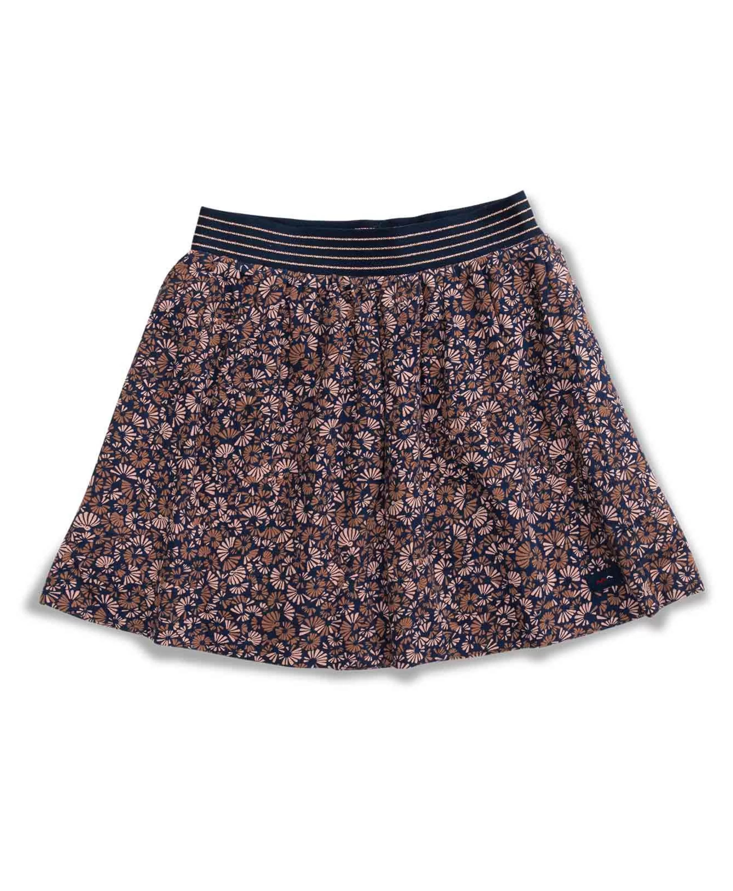 JUPE COURTE IMPRIME INDIGO JELOV*Terre de Marins Best Sale