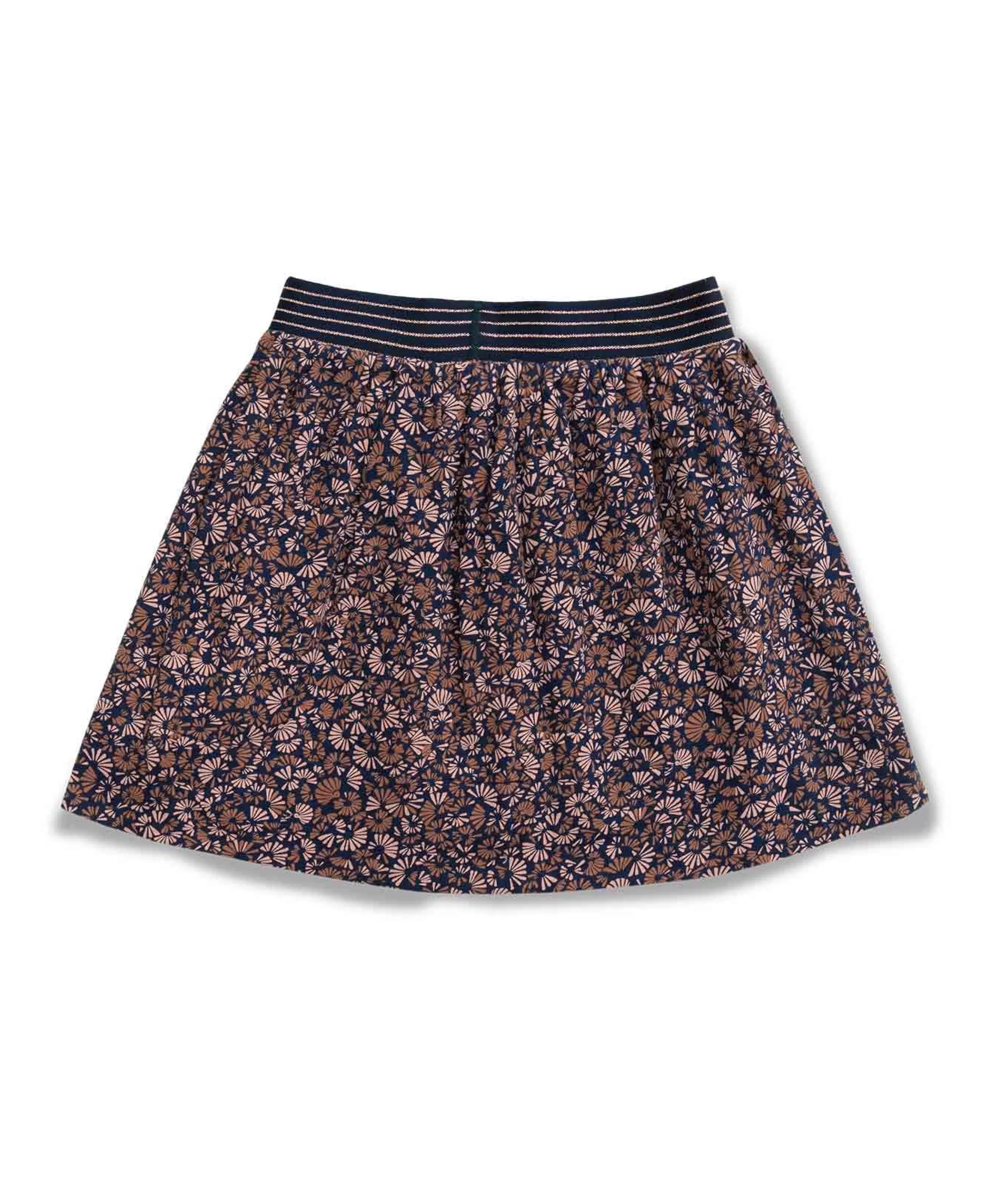 JUPE COURTE IMPRIME INDIGO JELOV*Terre de Marins Best Sale