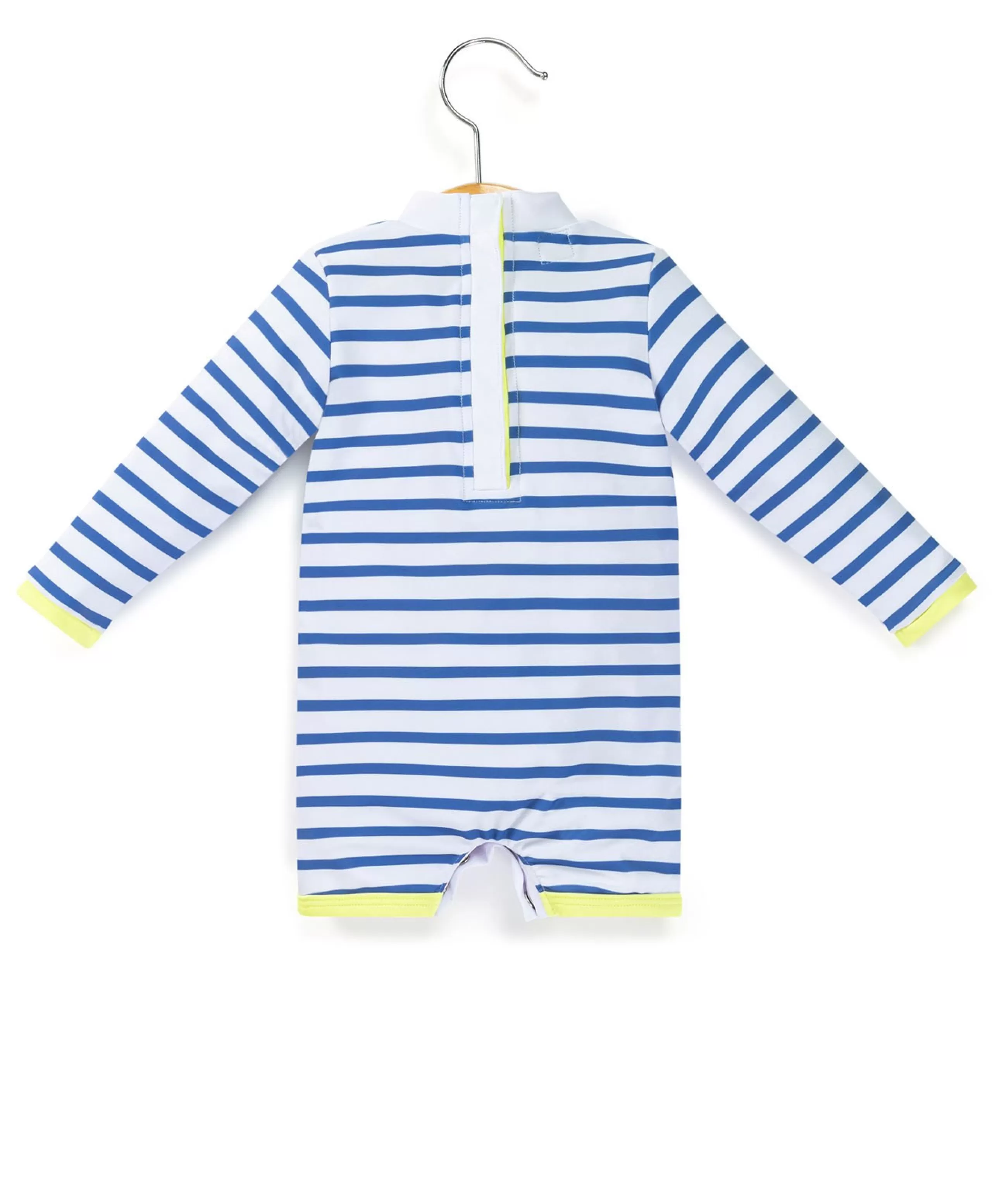 MAILLOT DE BAIN FOND BLANC RAYE BLEU YBIN*Terre de Marins Fashion