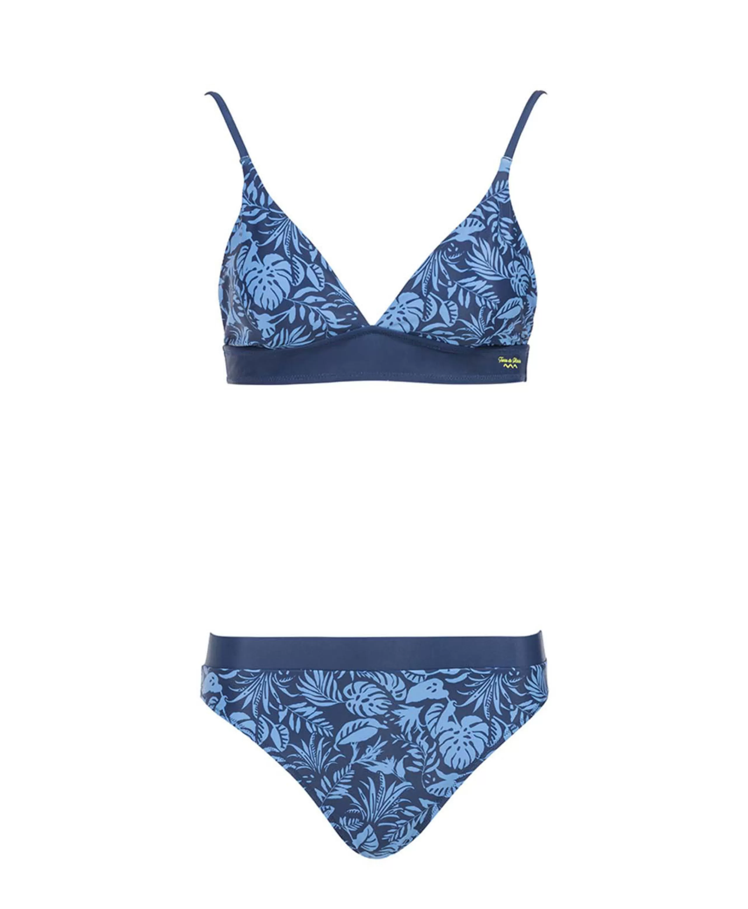 MAILLOT DE BAIN IMPRIME FOND BLEU YANI*Terre de Marins Best Sale