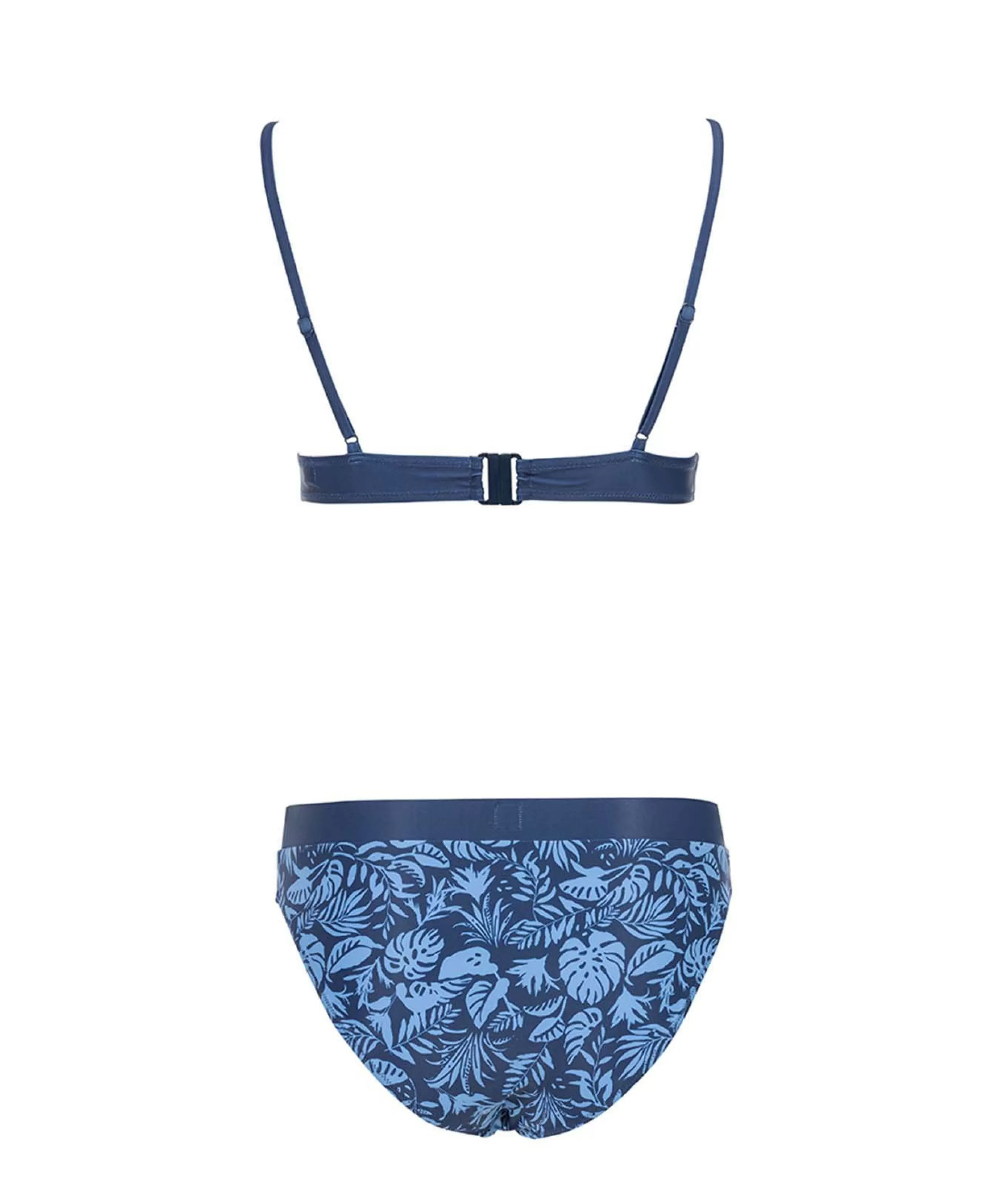 MAILLOT DE BAIN IMPRIME FOND BLEU YANI*Terre de Marins Best Sale