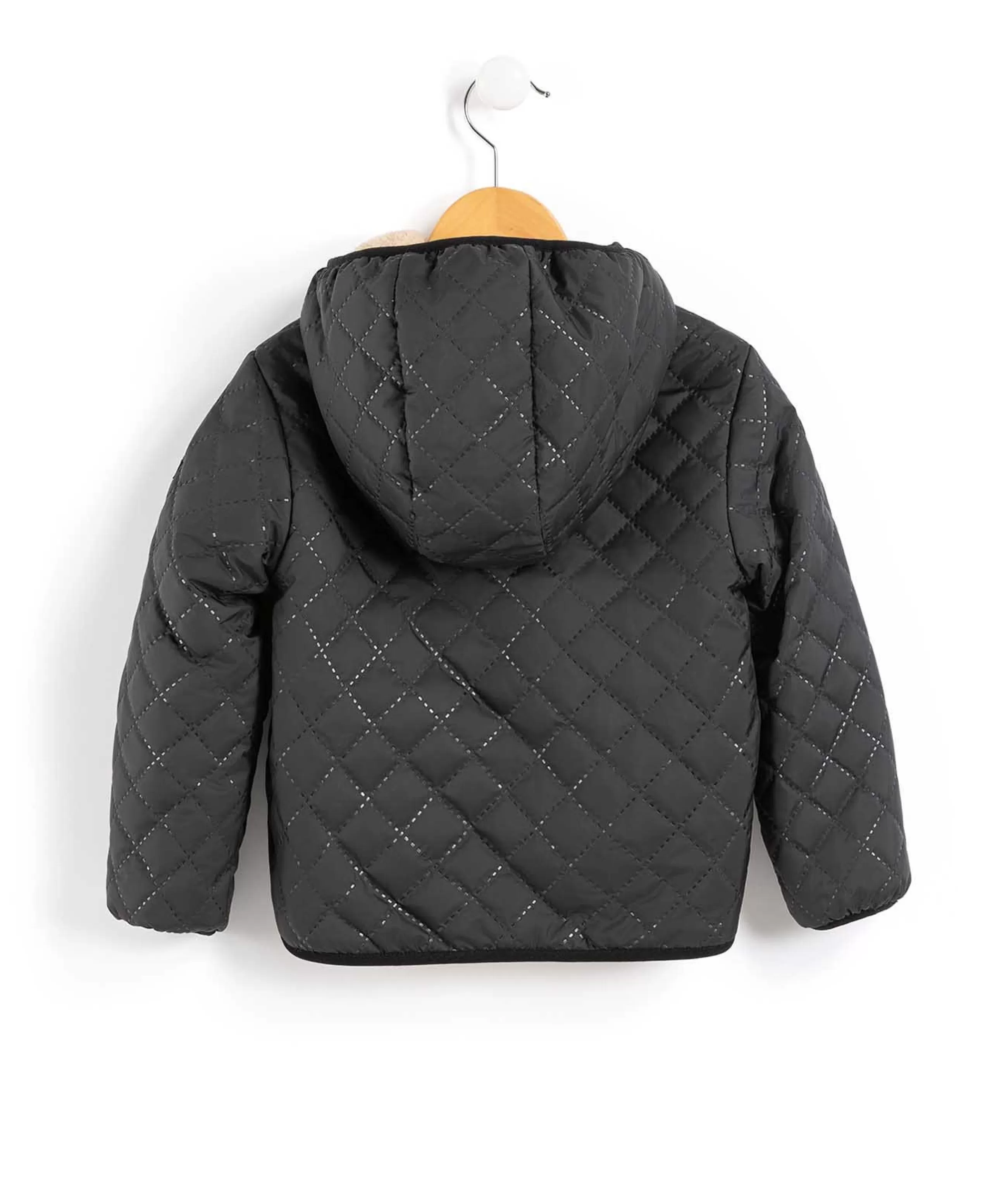 MANTEAU NOIR XOULI*Terre de Marins Sale