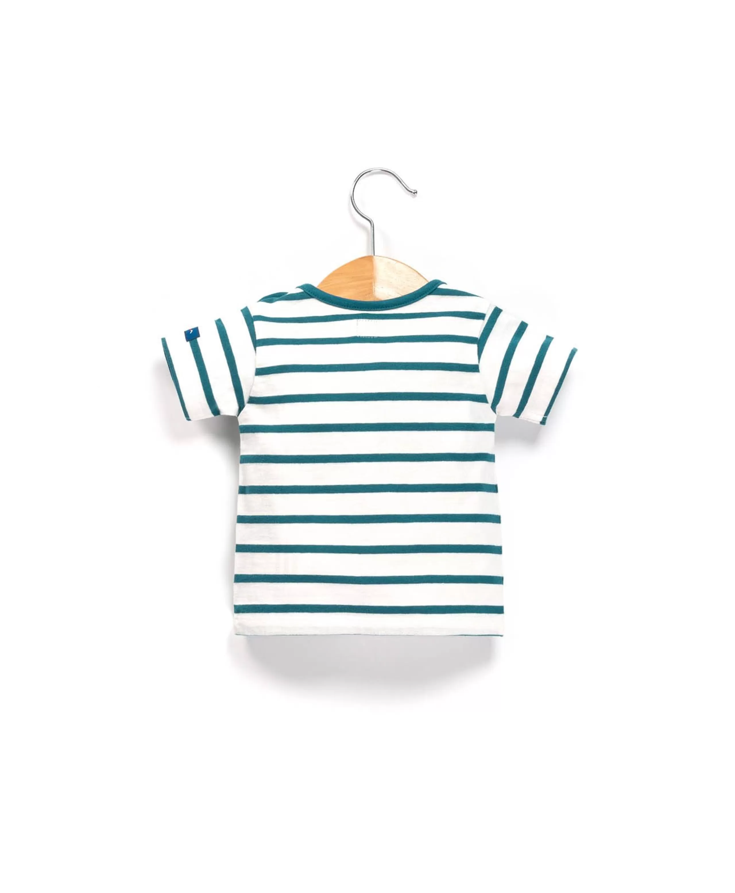 MARINIERE MC FD NATUREL RY BLEU CANARD PESTELAN*Terre de Marins Clearance