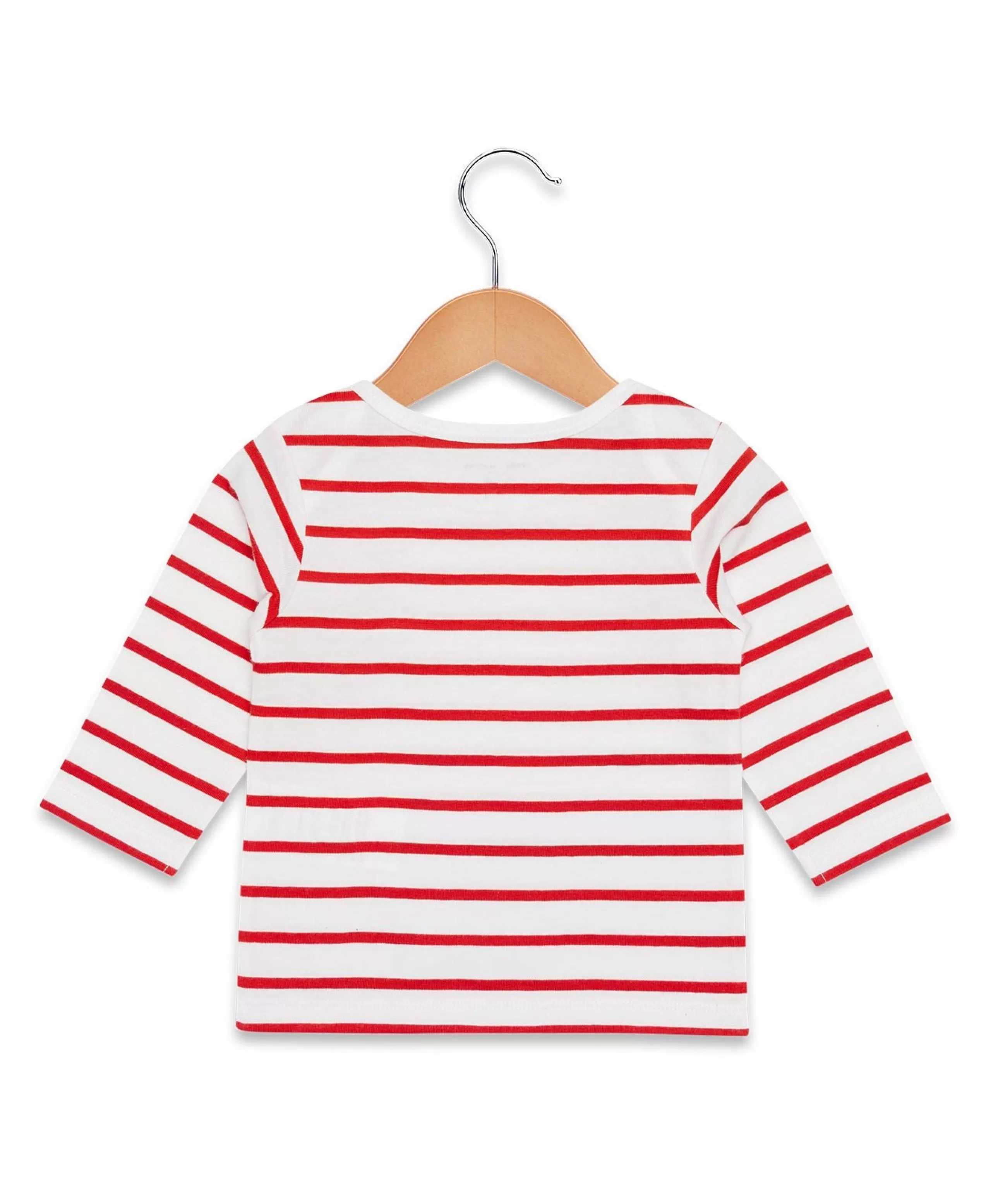 MARINIERE ML FOND BLANC RAYE ROSE ECOMIL*Terre de Marins Hot