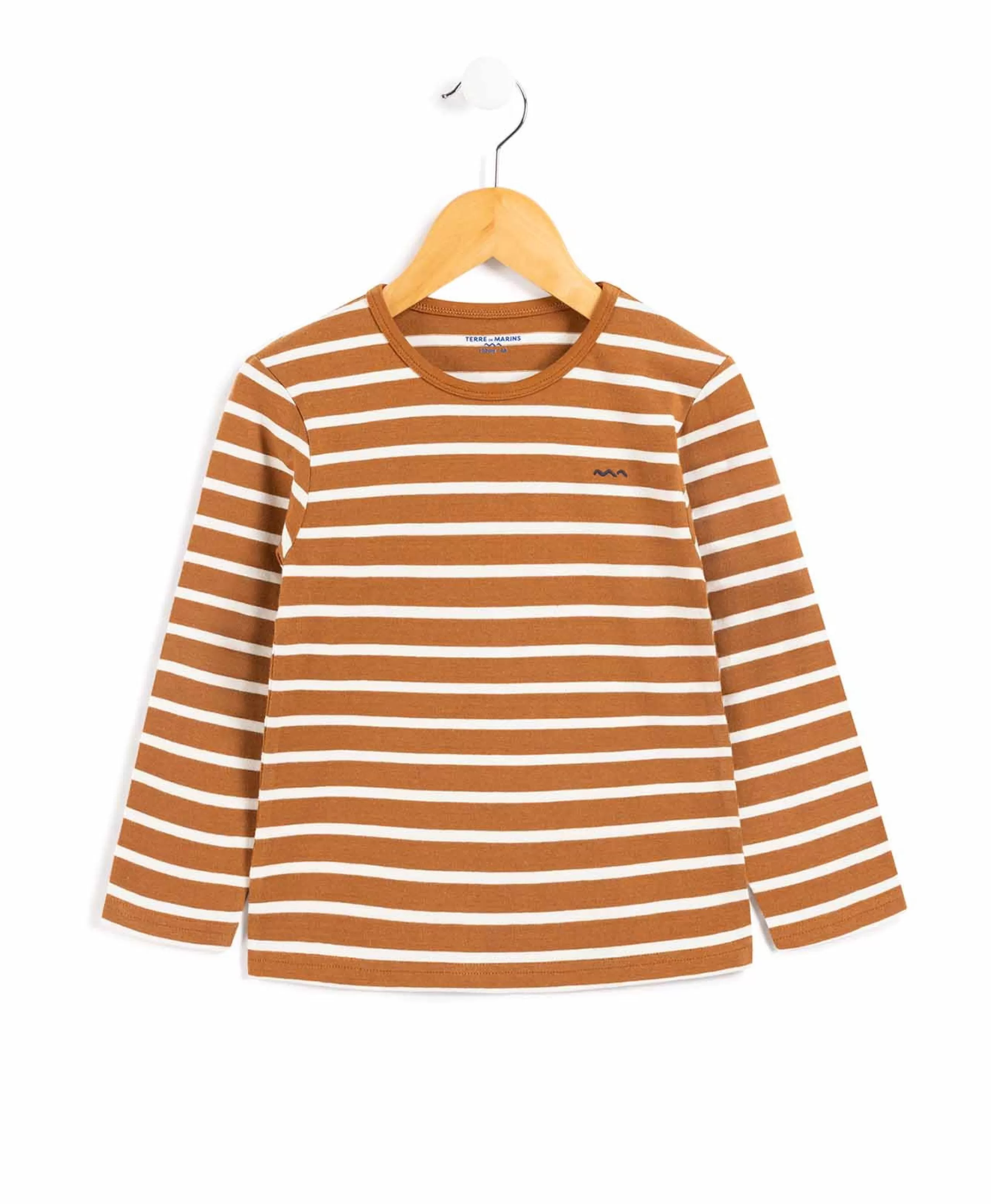 MARINIERE ML FOND CAMEL RAYE GREGE ECOGAL*Terre de Marins Cheap
