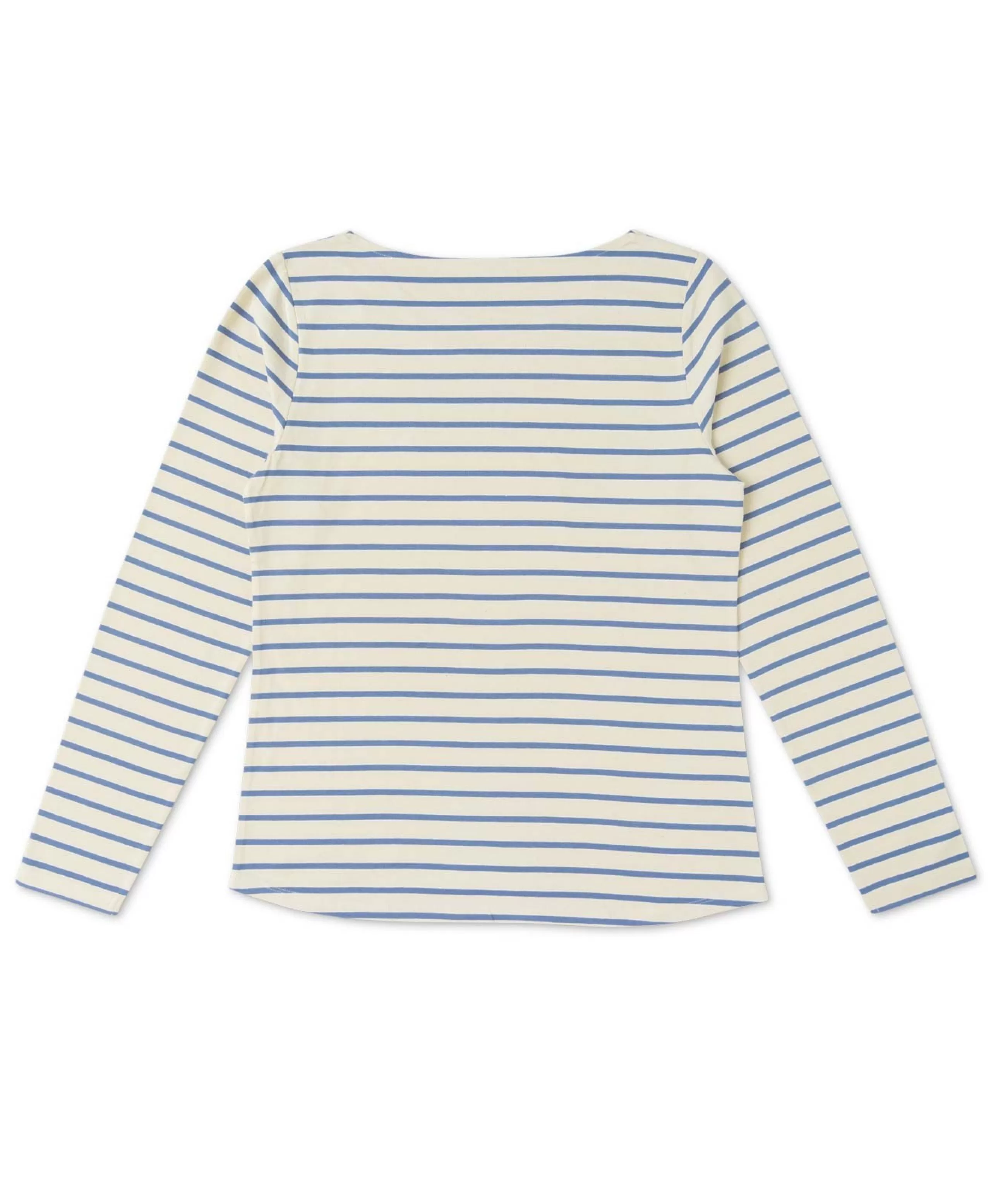 MARINIERE ML FOND GREGE RAYE BLEU ECOFEL*Terre de Marins Outlet