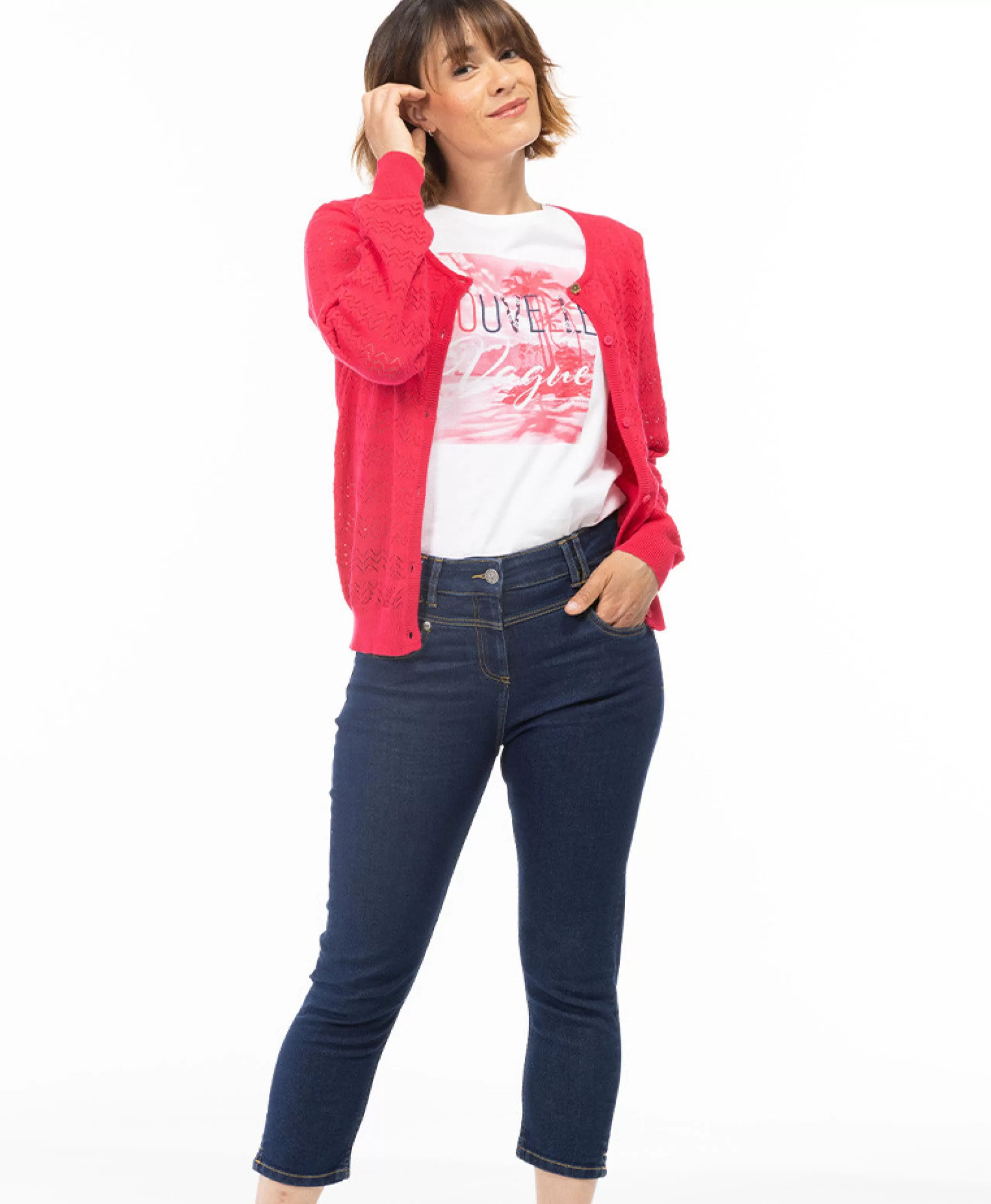PANTACOURT DENIM CLAIR CION*Terre de Marins Store