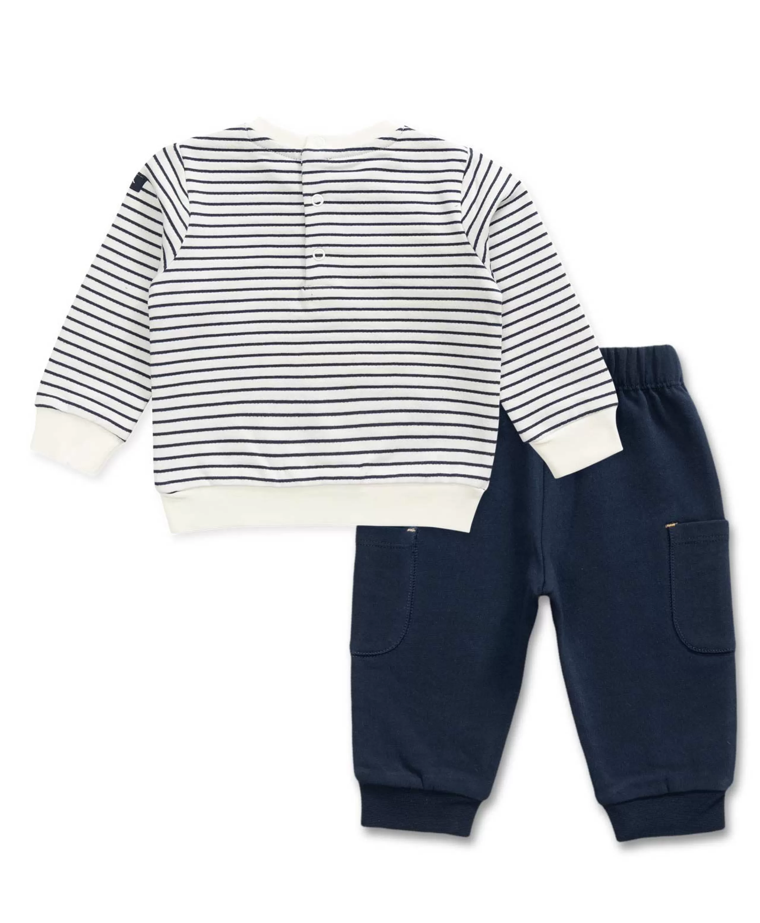 PANTALON + HAUT FOND NATUREL RAYE INDIGO EGIO*Terre de Marins Online