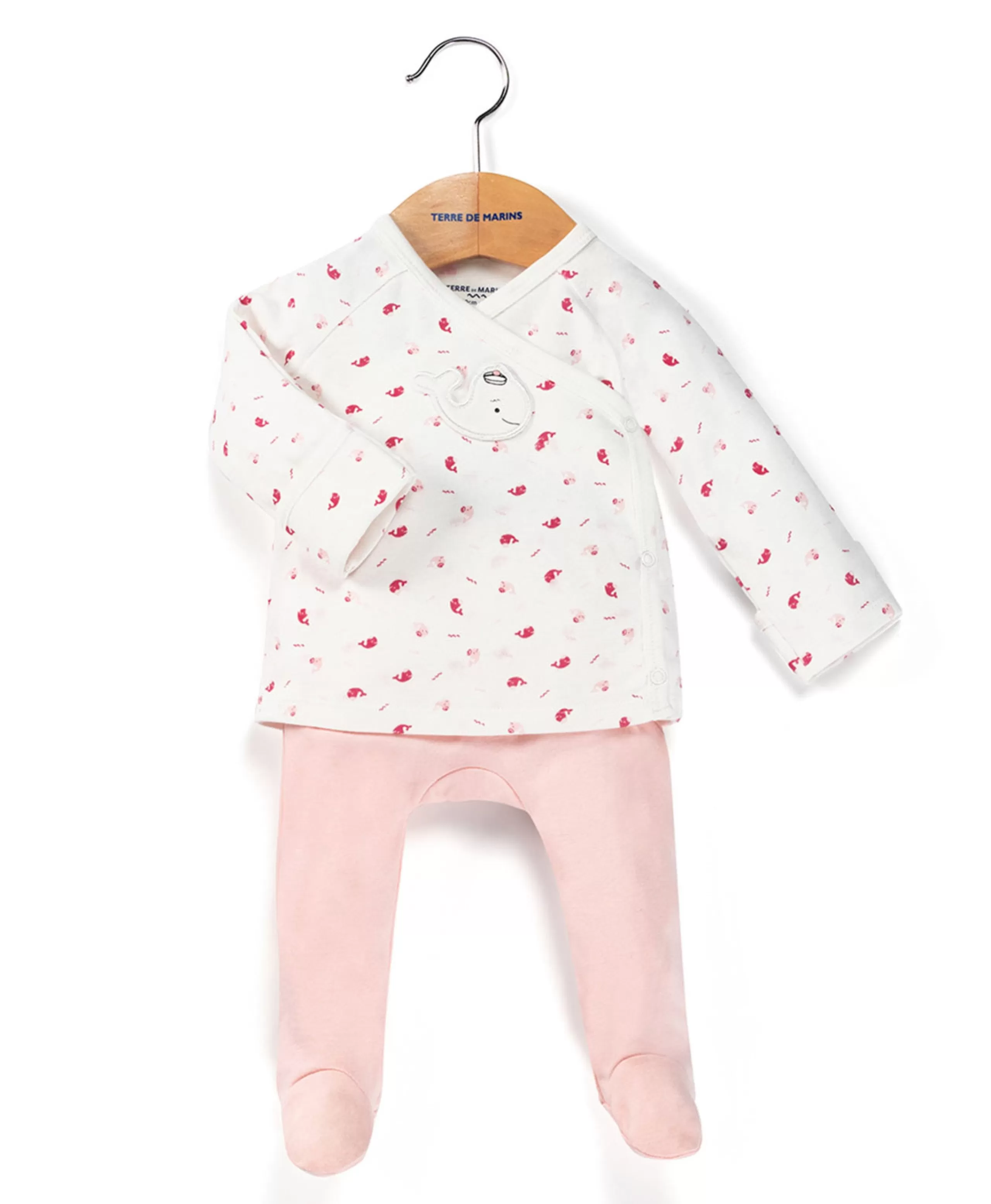 PANTALON + HAUT IMPRIME ROSE BACOEUR*Terre de Marins Fashion