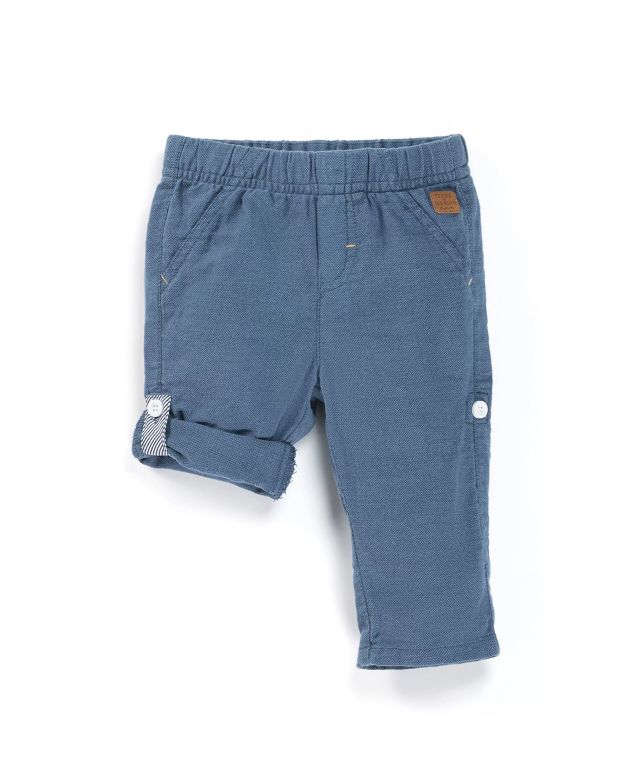 PANTALON BLEU BLANCHI CORINI*Terre de Marins Online