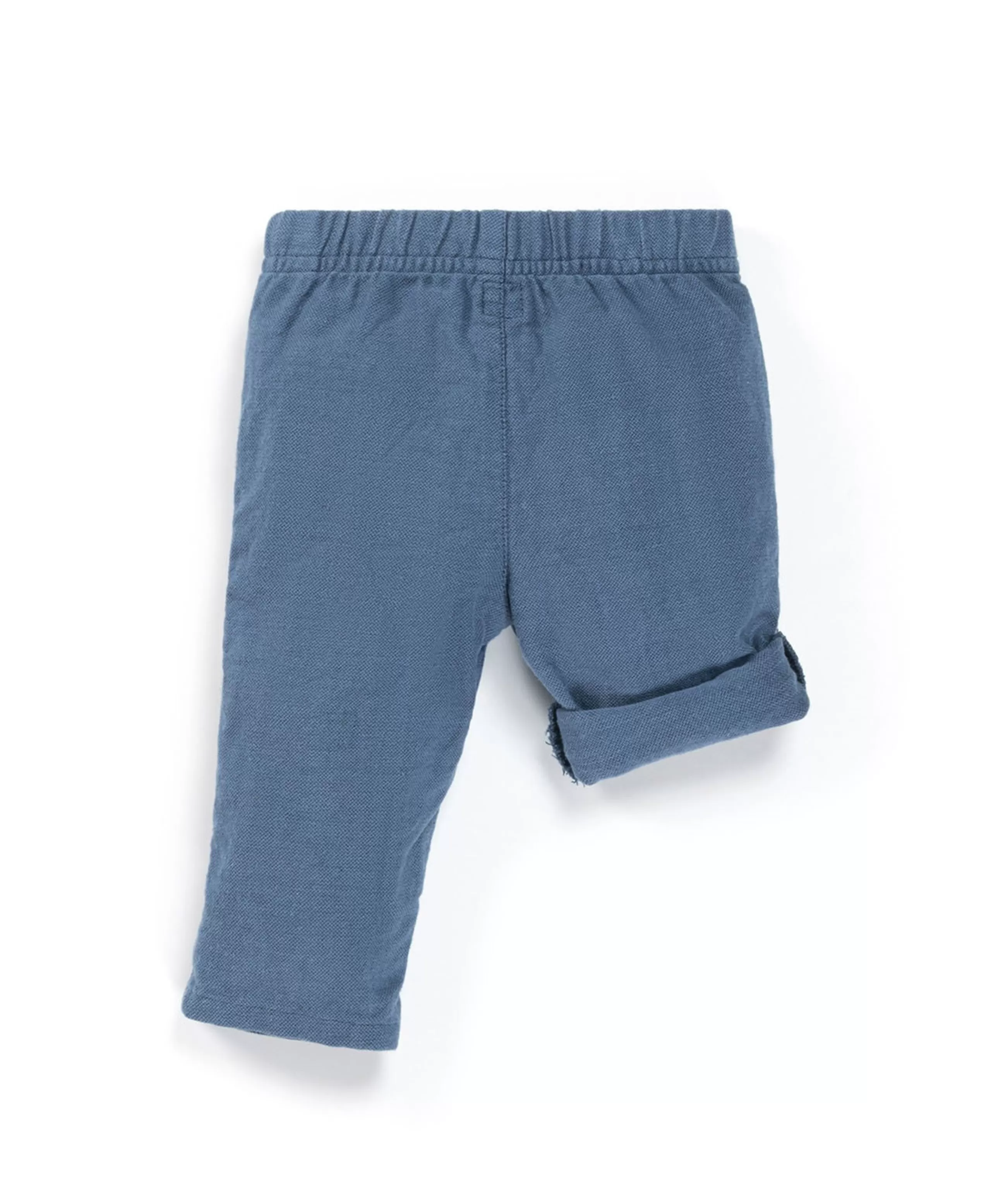 PANTALON BLEU BLANCHI CORINI*Terre de Marins Online