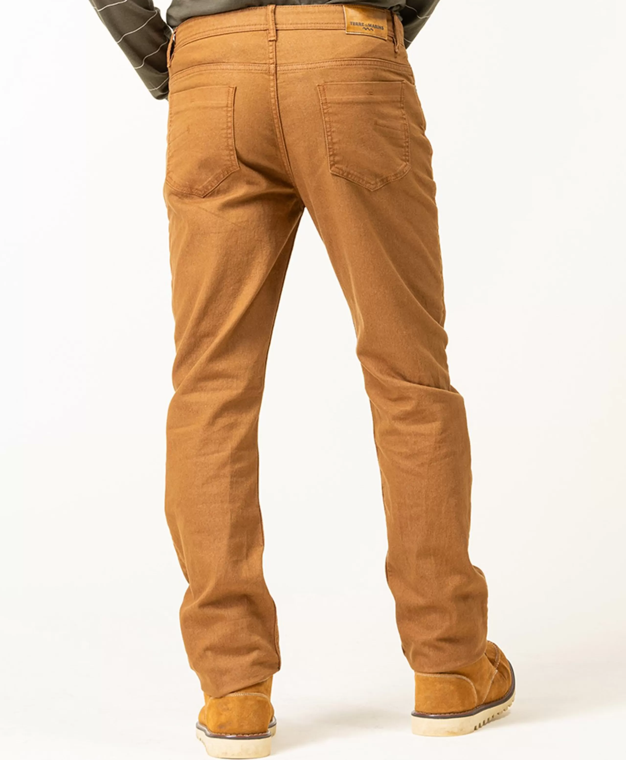 PANTALON CAMEL ELINO*Terre de Marins Flash Sale