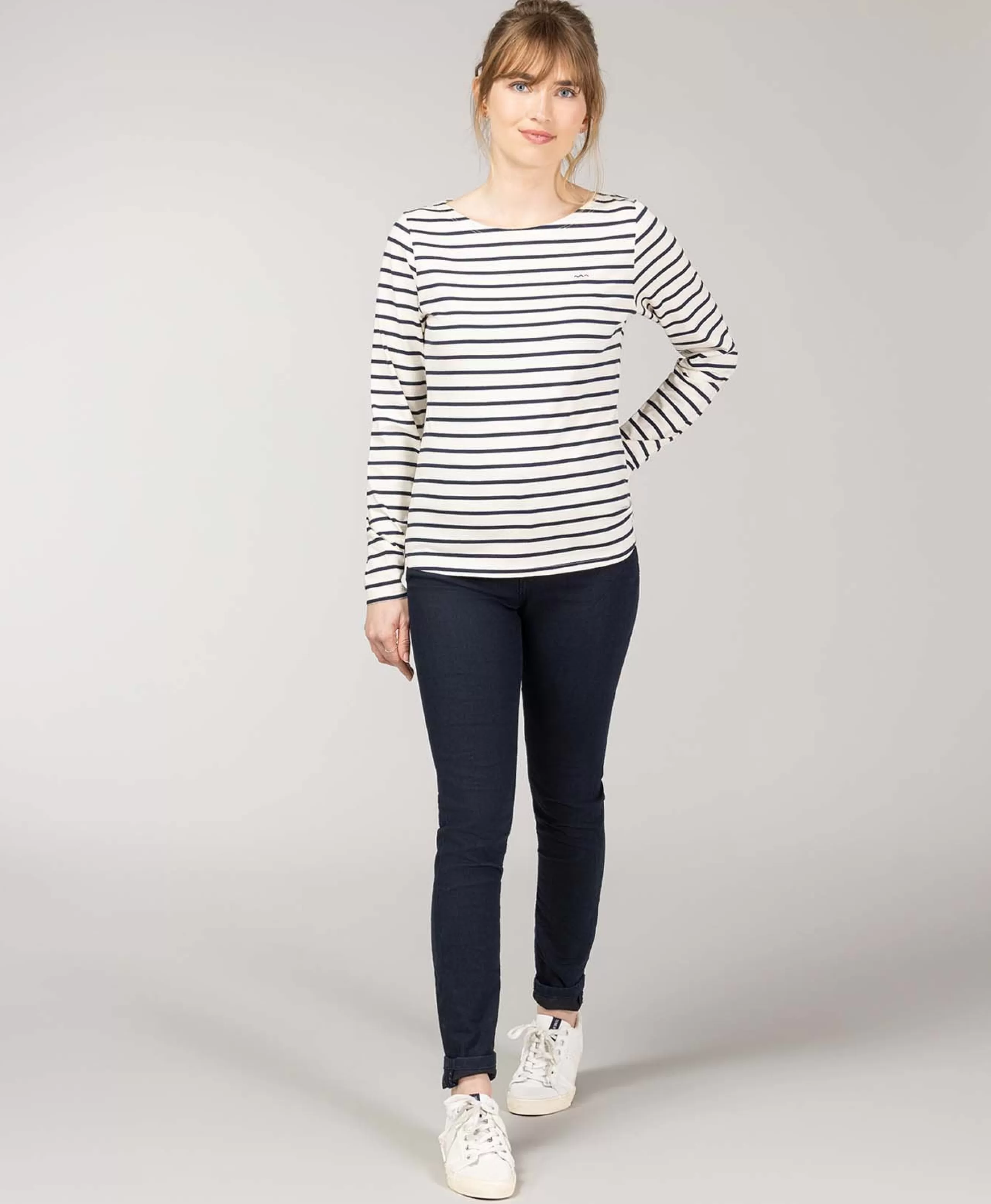 PANTALON DENIM BLEU COMKOMO BIS*Terre de Marins Cheap