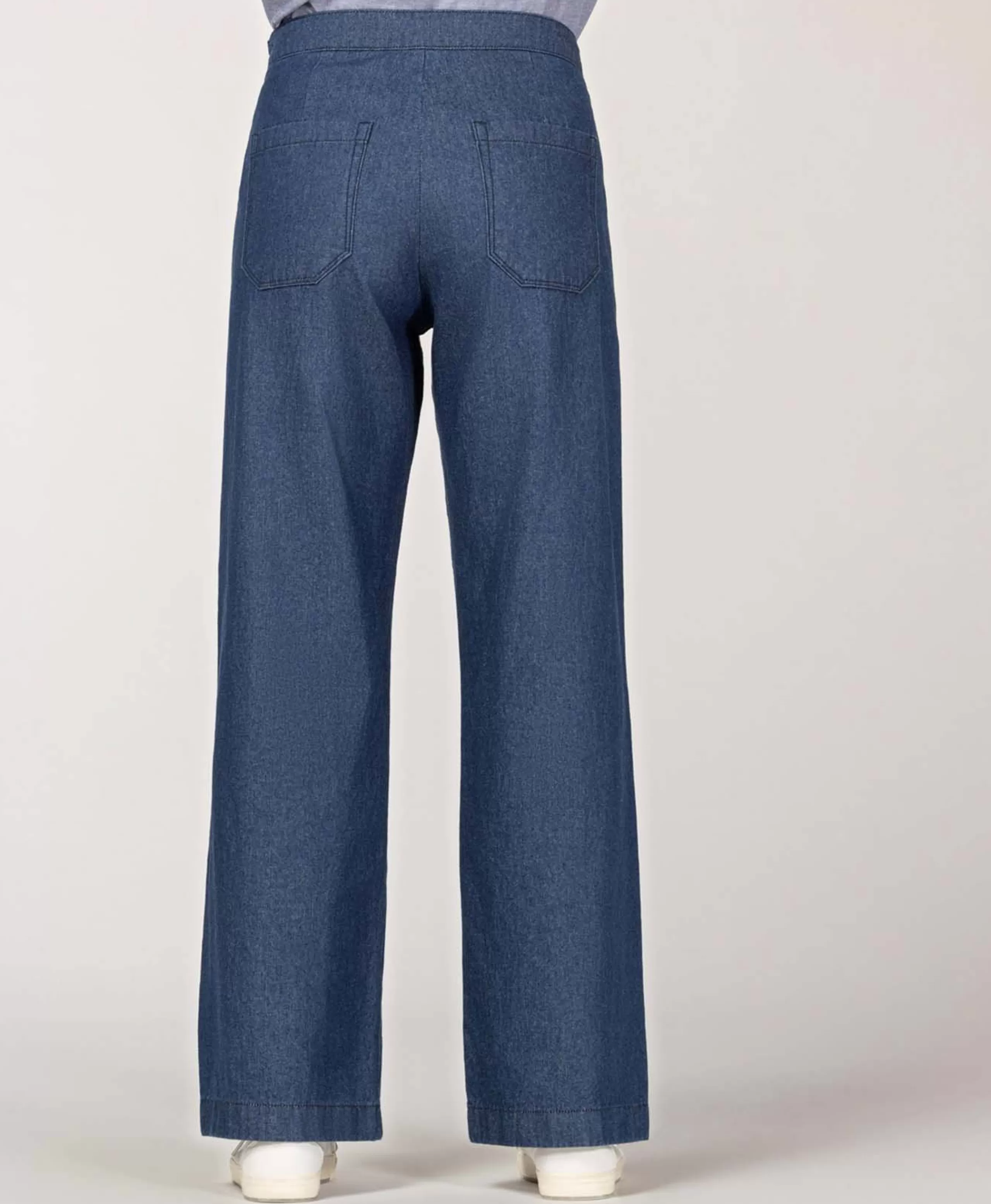 PANTALON DENIM BLEU PAGANA*Terre de Marins Outlet