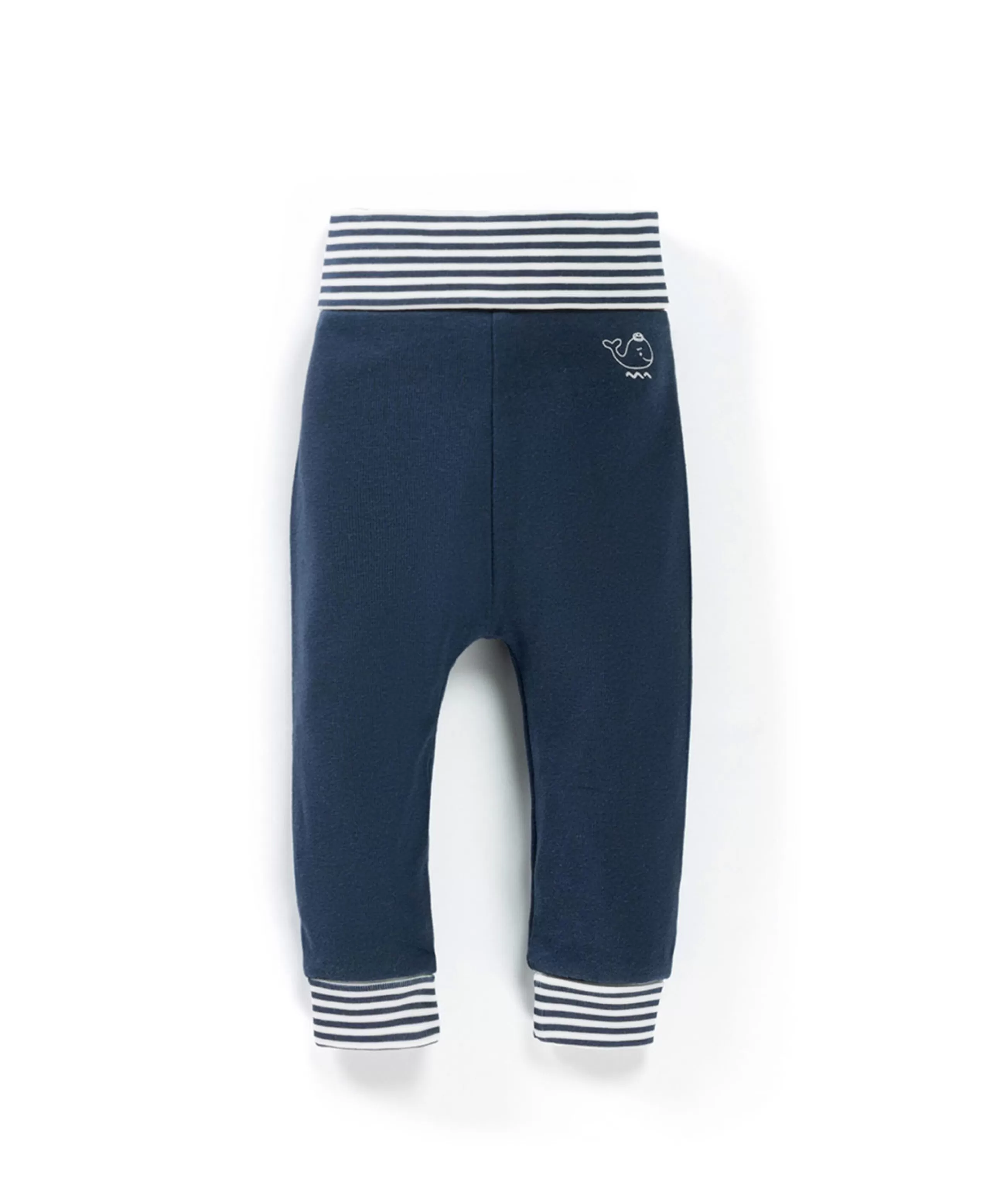 PANTALON INDIGO BEGGING*Terre de Marins Outlet