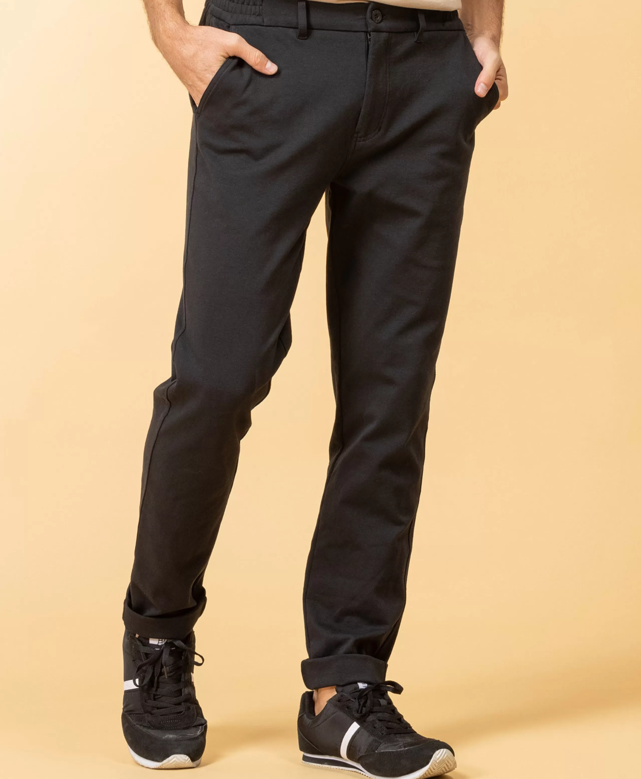 PANTALON NOIR POCHI*Terre de Marins New