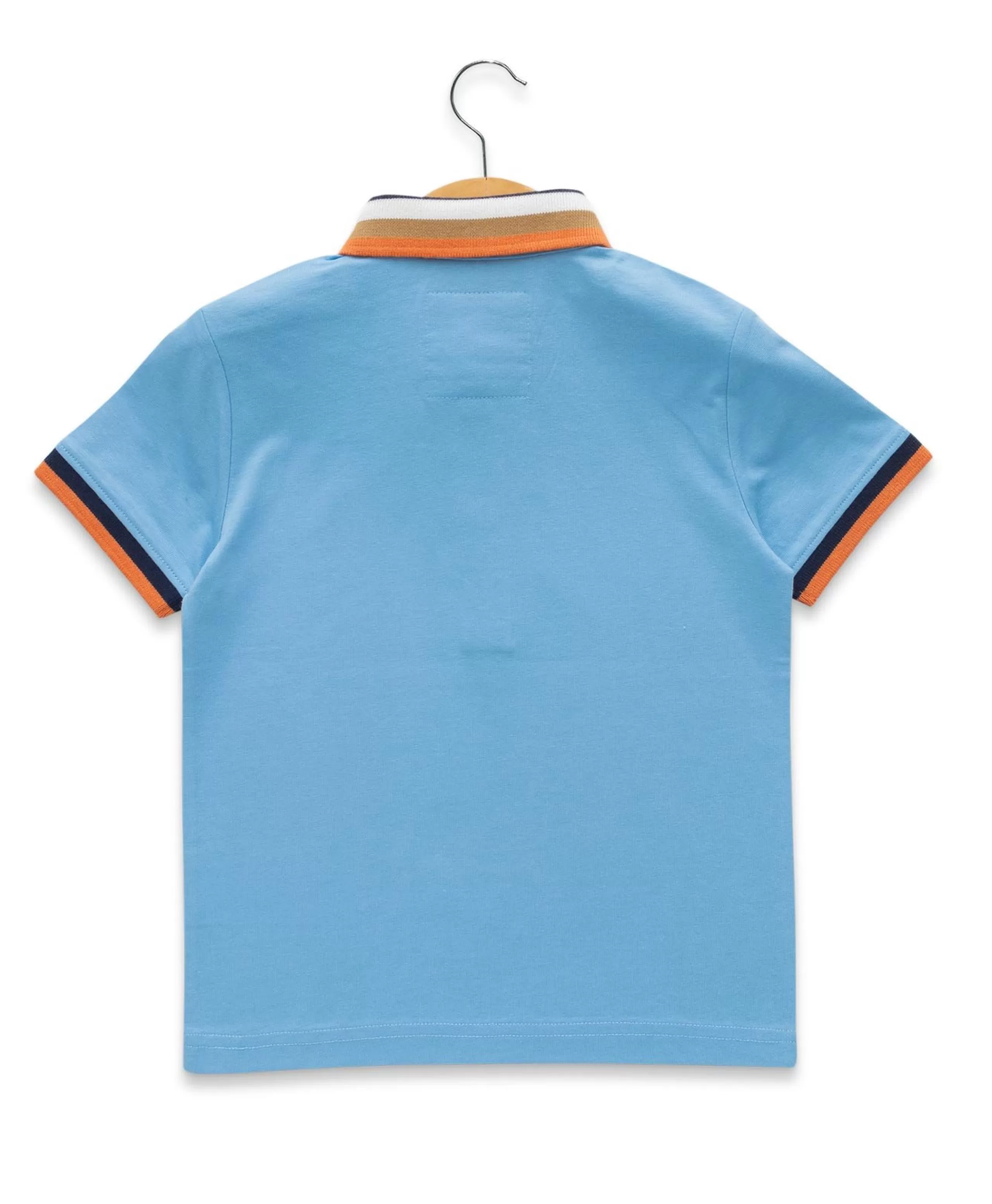 POLO MC BLEU CIEL CEKATY*Terre de Marins Shop
