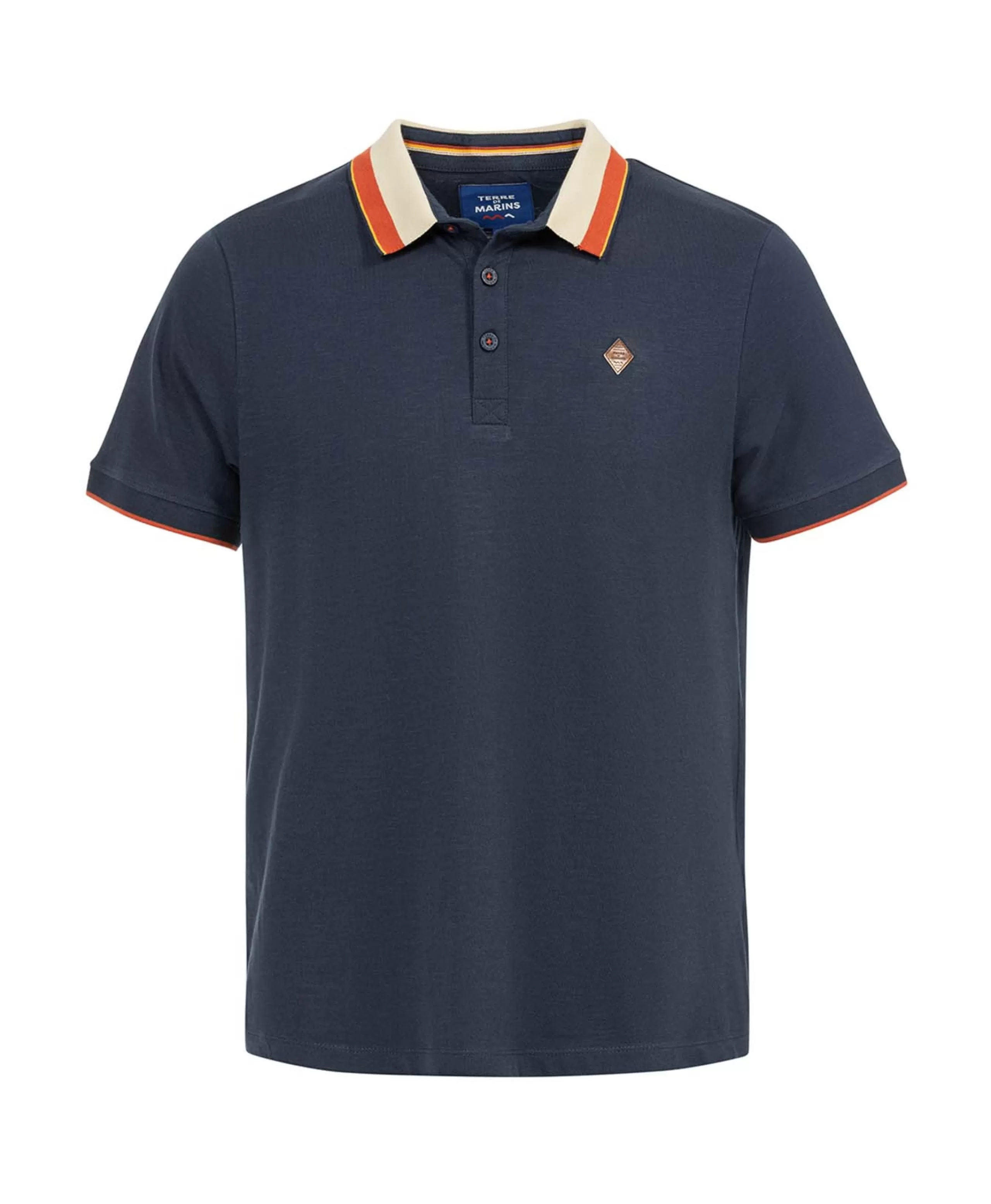POLO MC INDIGO CALALA*Terre de Marins Flash Sale