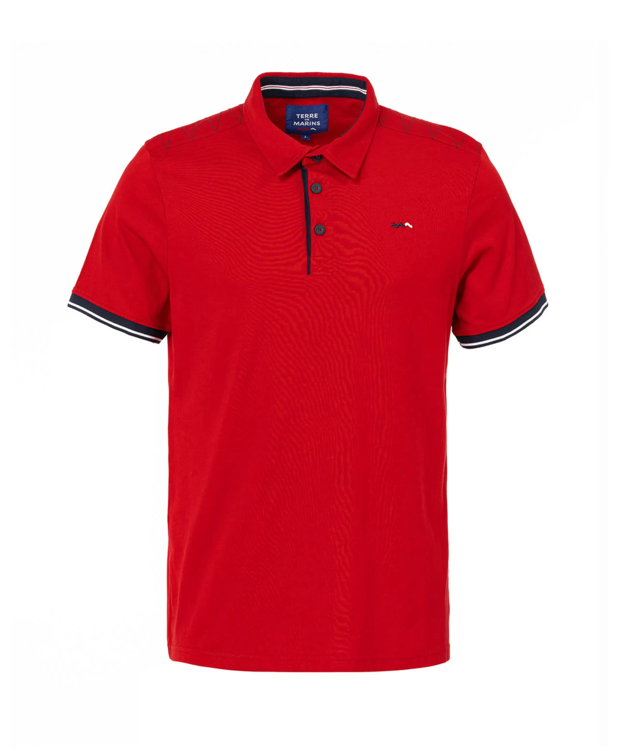 POLO MC ROUGE OLDUN*Terre de Marins Cheap