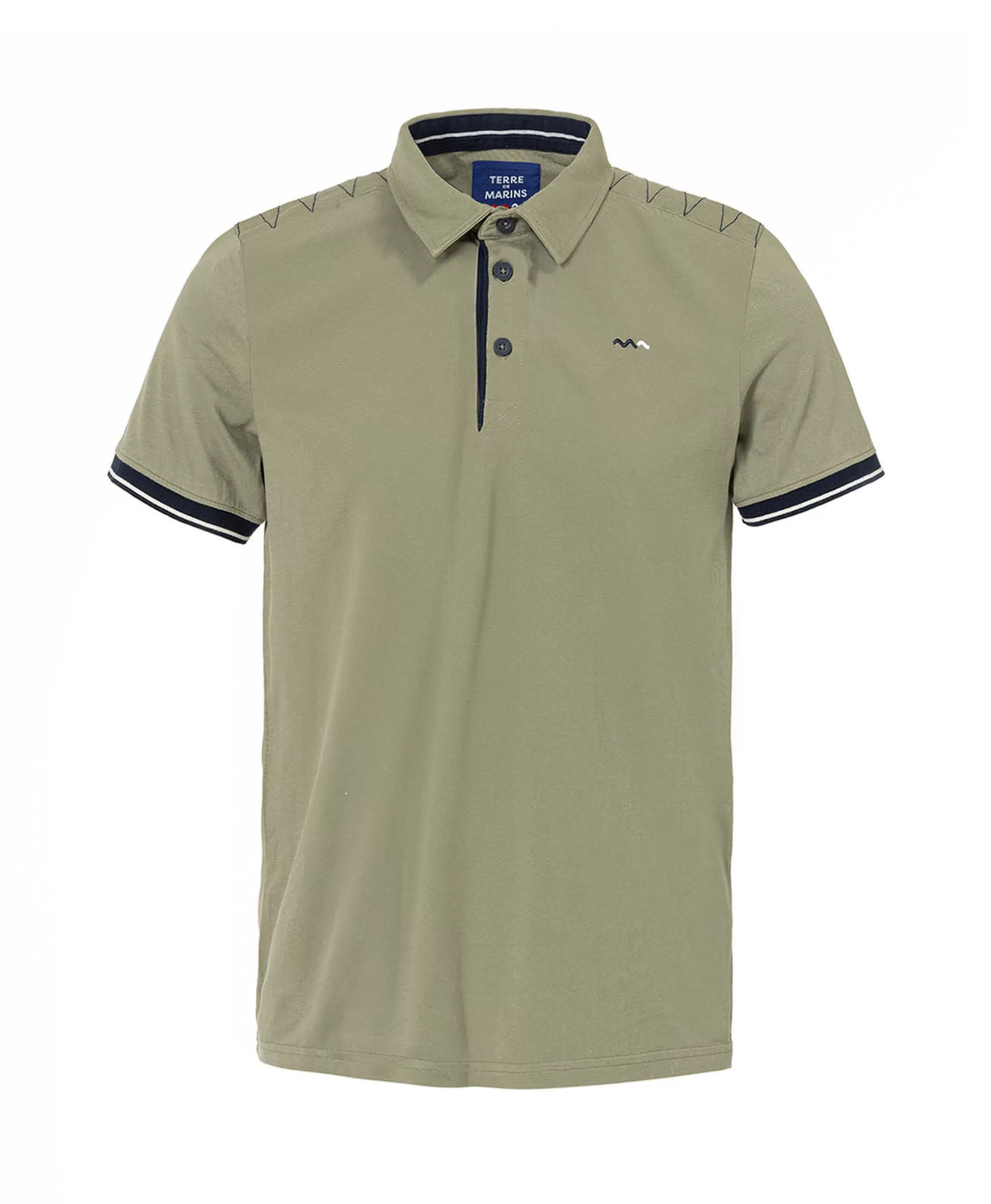 POLO MC VERT SAUGE OLDUN*Terre de Marins Cheap