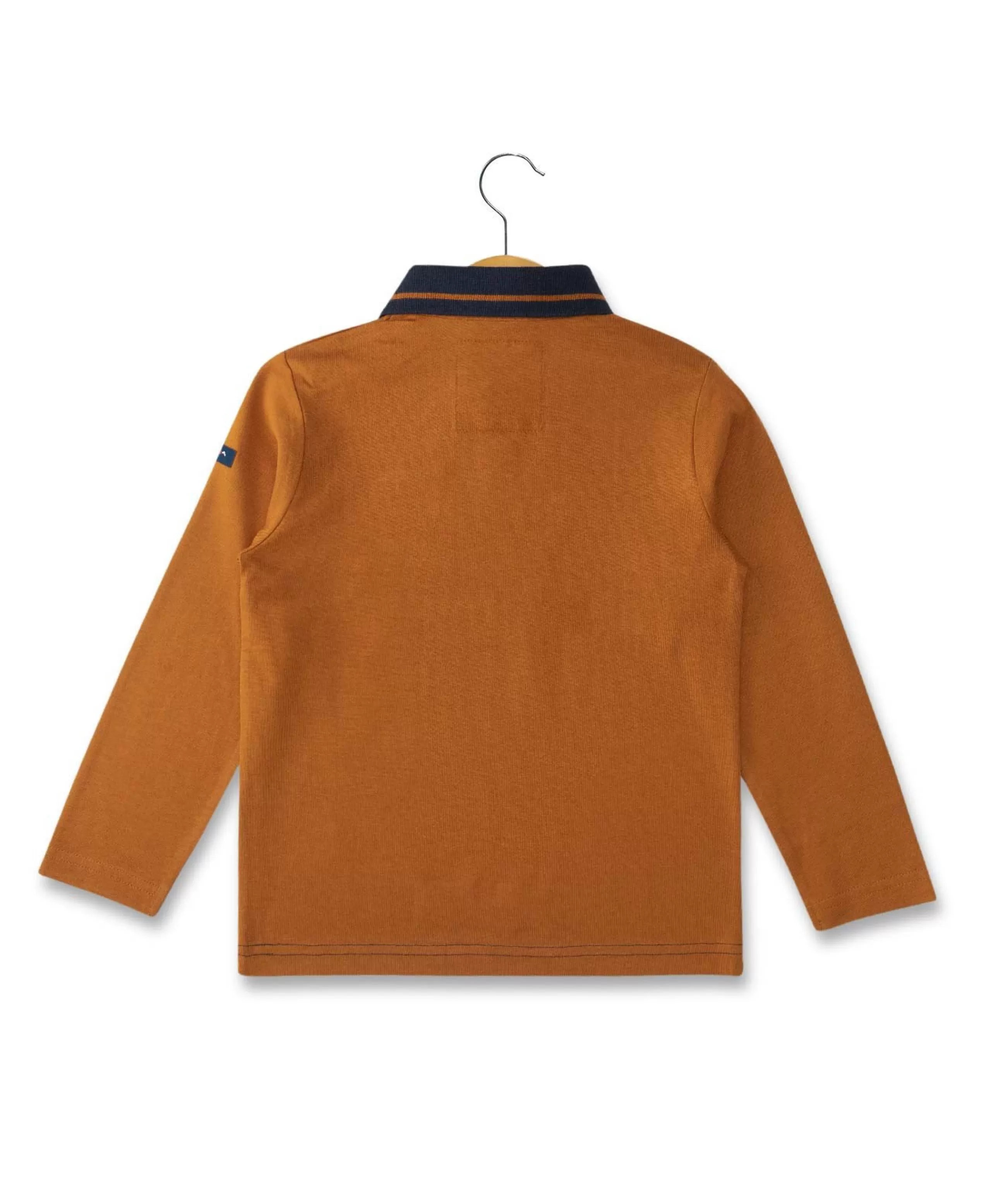 POLO ML INDIGO ODECOU*Terre de Marins Hot