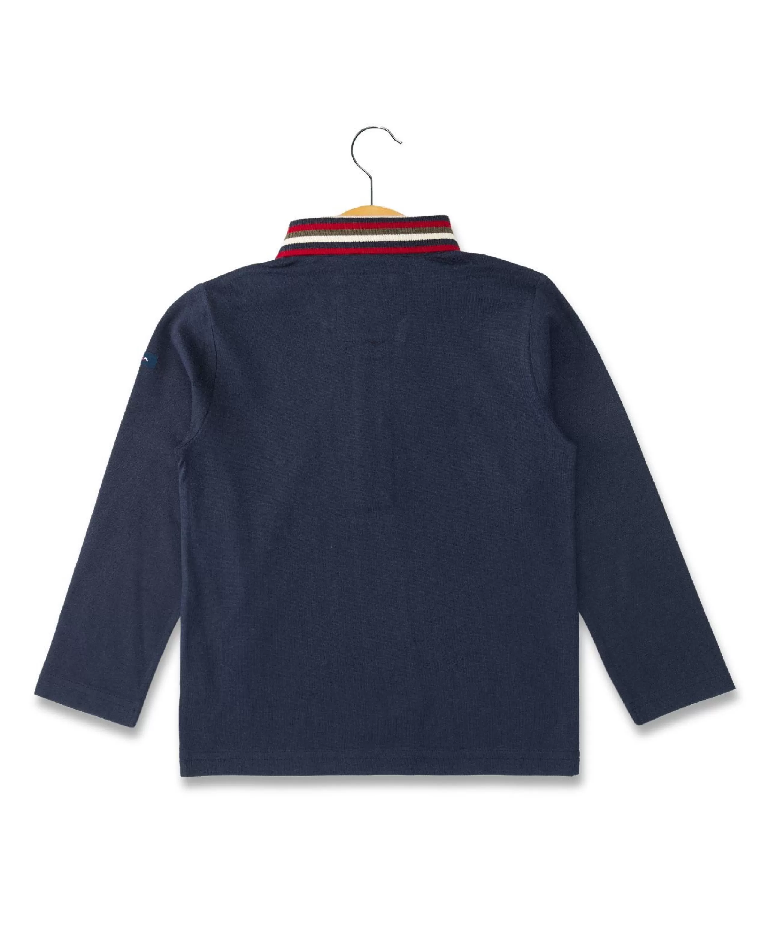 POLO ML INDIGO OLEBRA*Terre de Marins Online