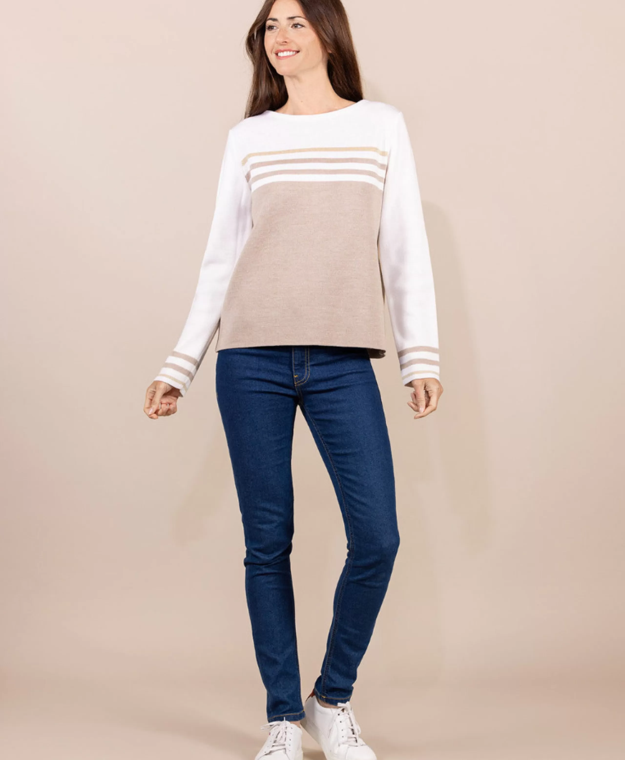 PULL BEIGE KOLETTE*Terre de Marins Online
