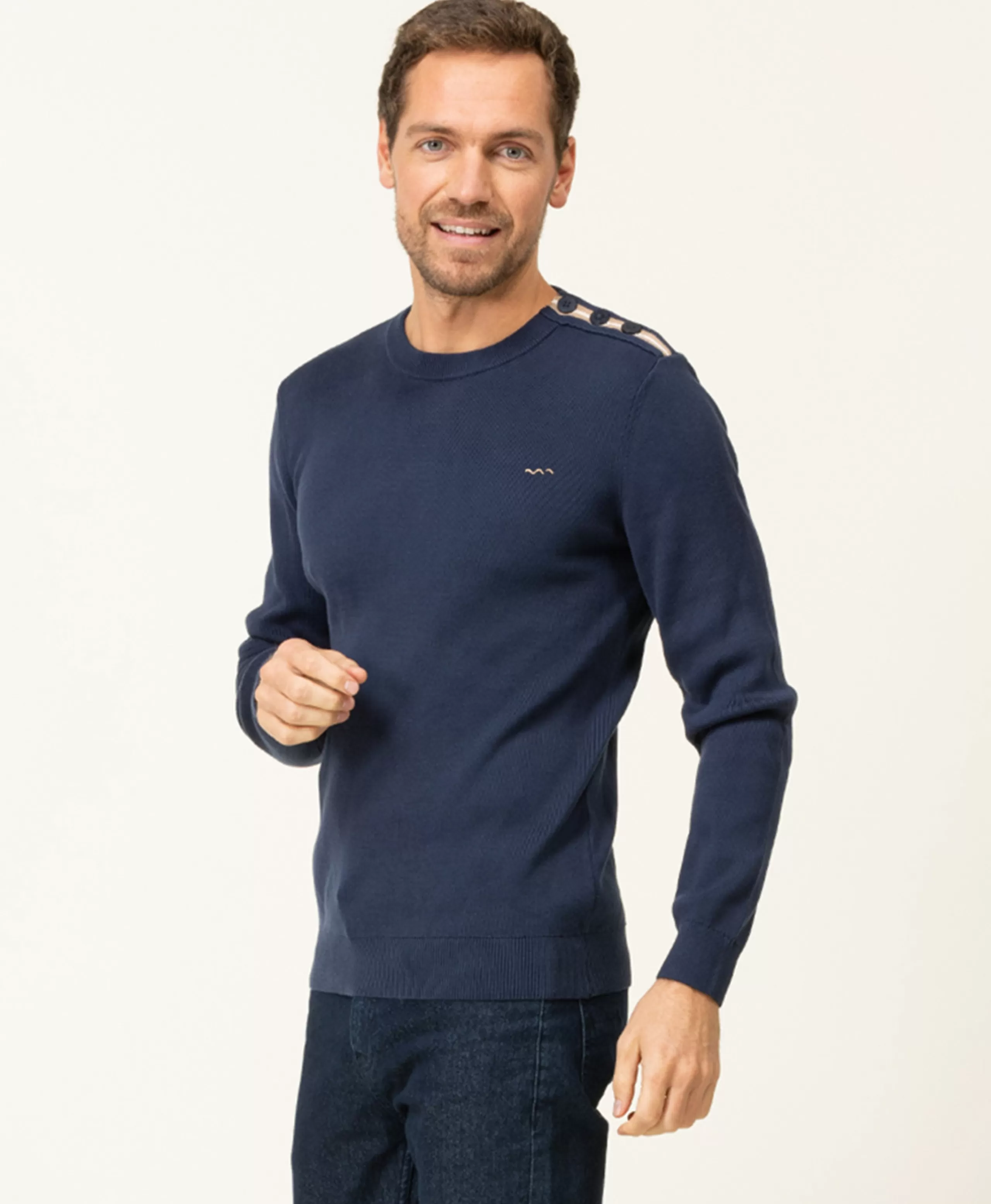 PULL BLEU MINERAL KAFULL*Terre de Marins Cheap