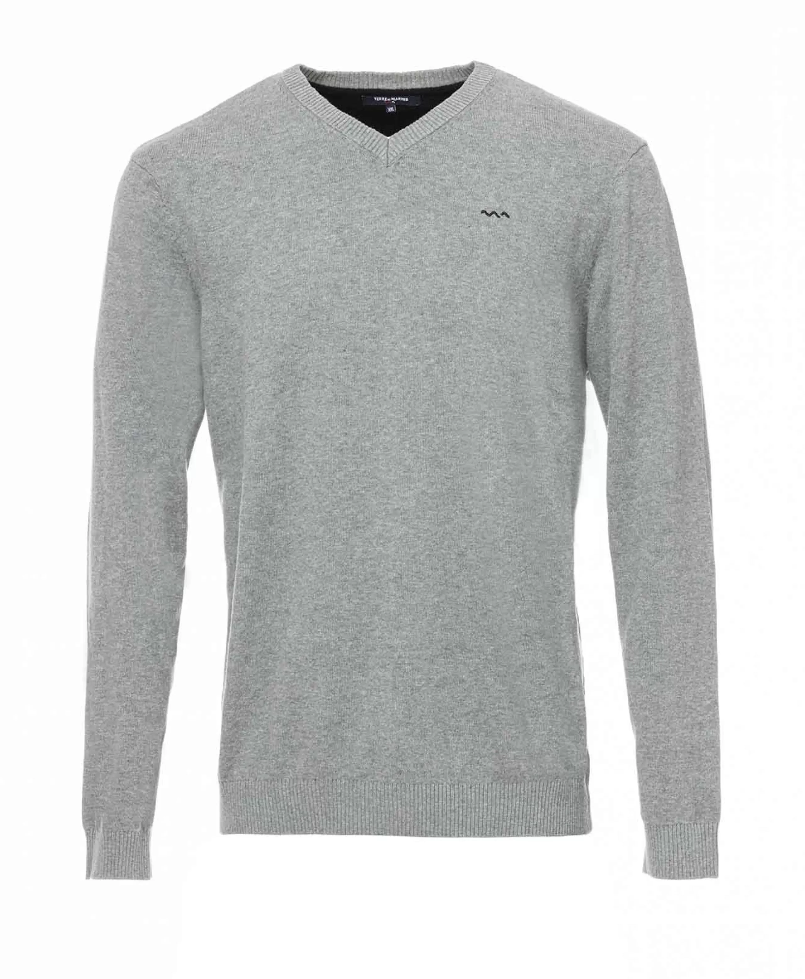PULL GRIS CHINE MEDIUM ARIBA*Terre de Marins New
