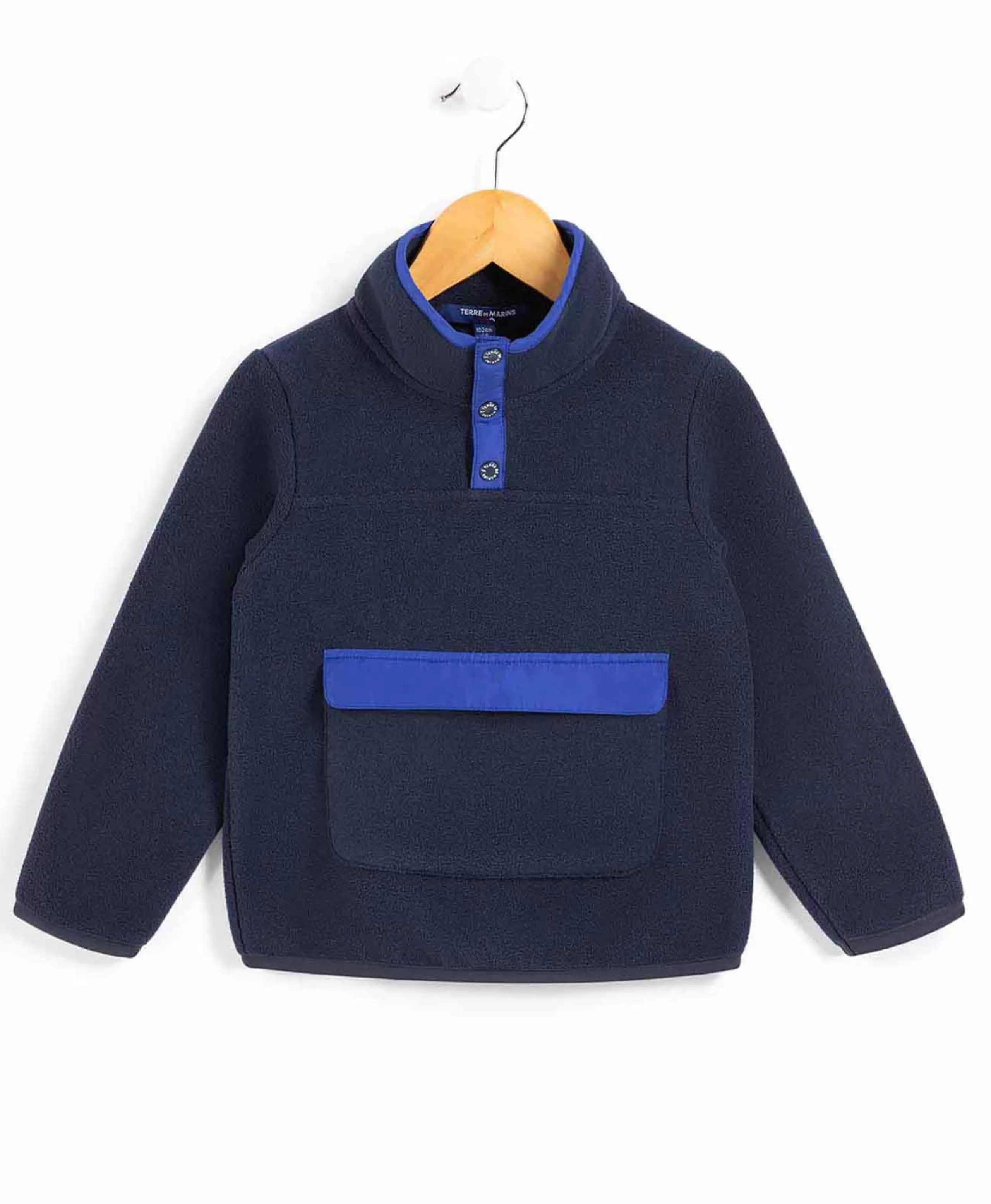 PULL INDIGO FONTINE*Terre de Marins Hot