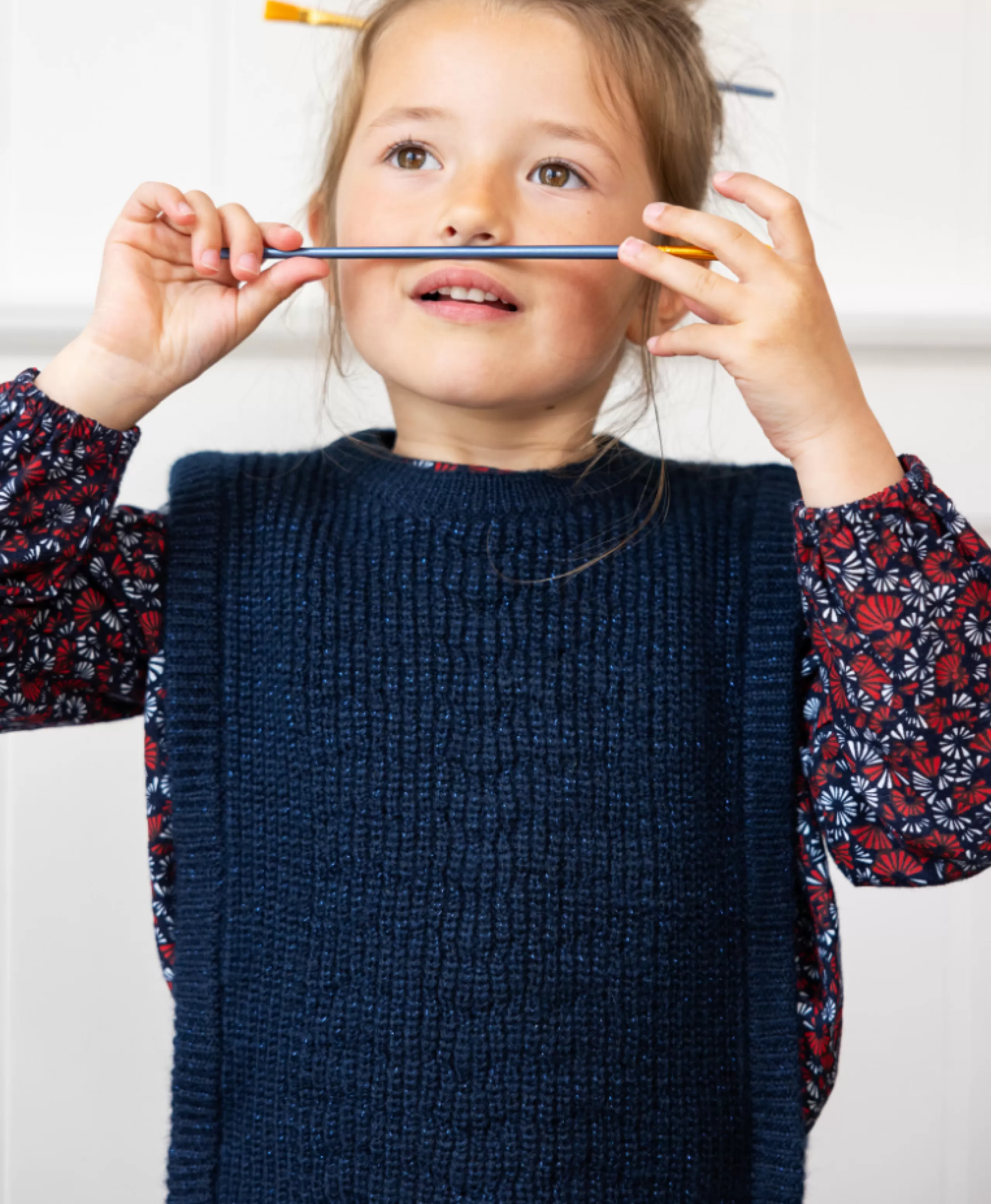 PULL INDIGO KASANDRA*Terre de Marins Store