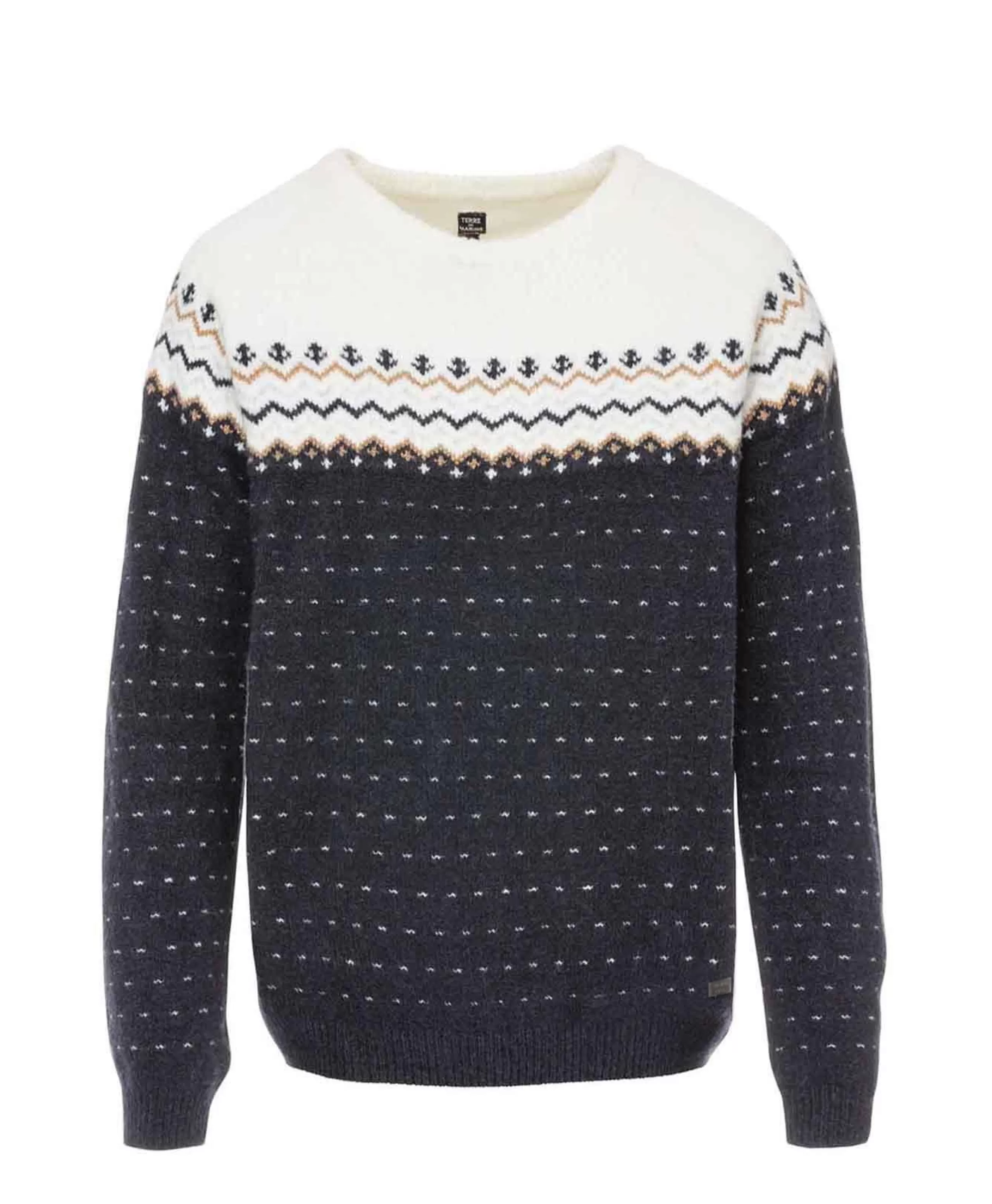 PULL INDIGO POPADA*Terre de Marins Hot