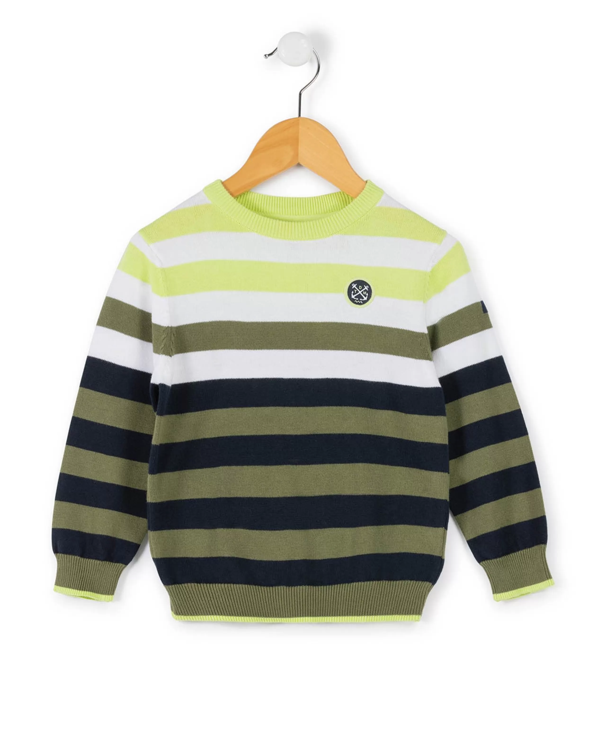 PULL RAYE MULTICOLORE HOMAR*Terre de Marins Online